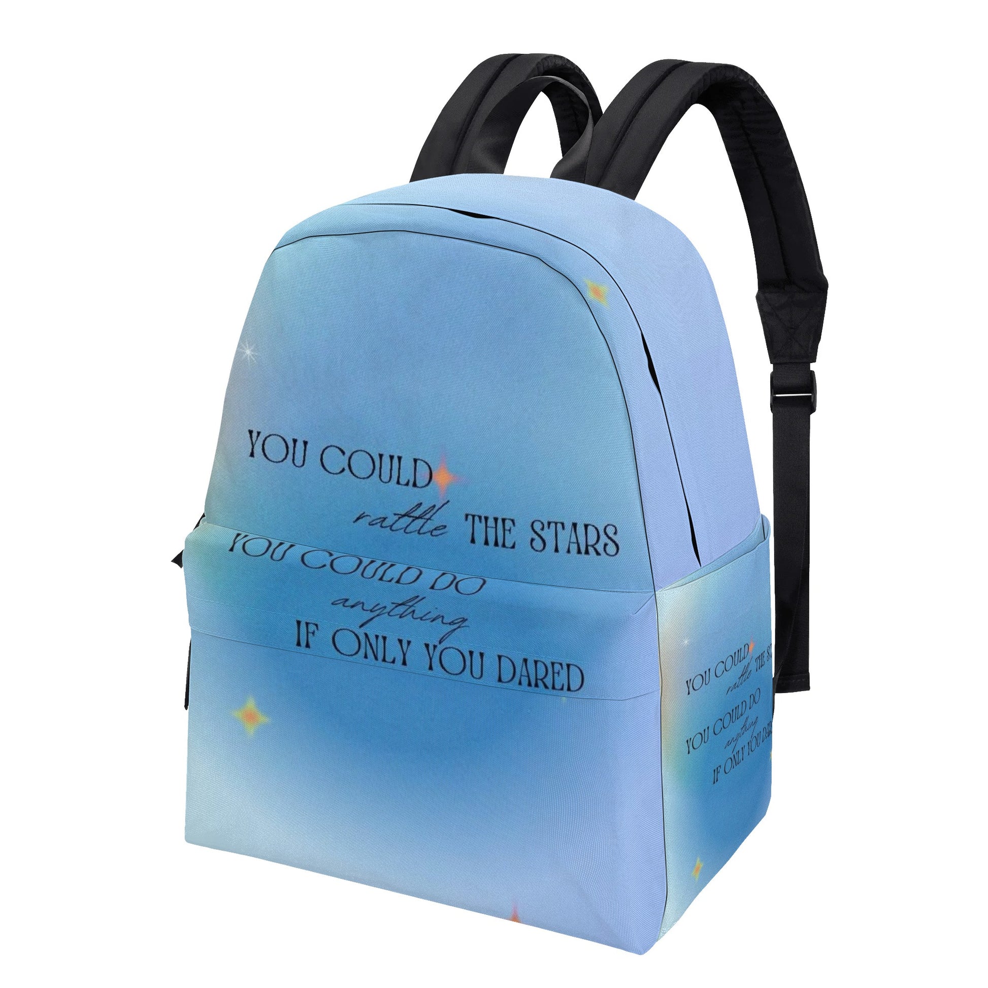 You Could Rattle The Stars Backpack, Inspirational Quote Bag, ACOTAR Inspired Bookish Gift BPVLR12