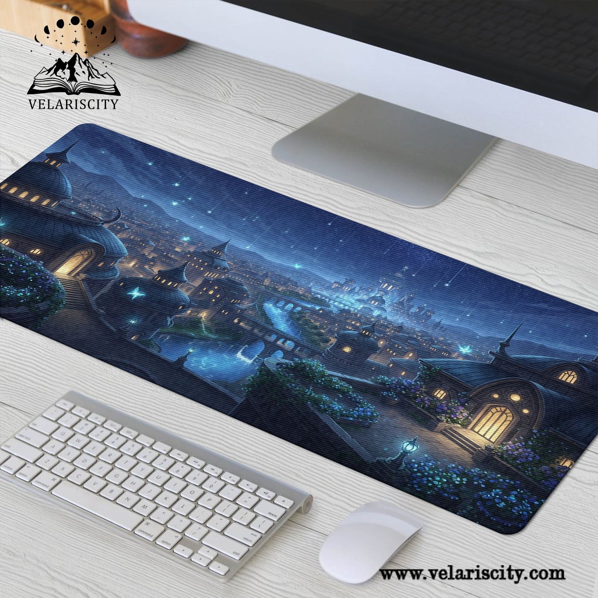 Velaris Desk Mat, ACOTAR City of Starlight Desk Pad, A Court of Thorns and Roses Mouse Pad DMVLR22
