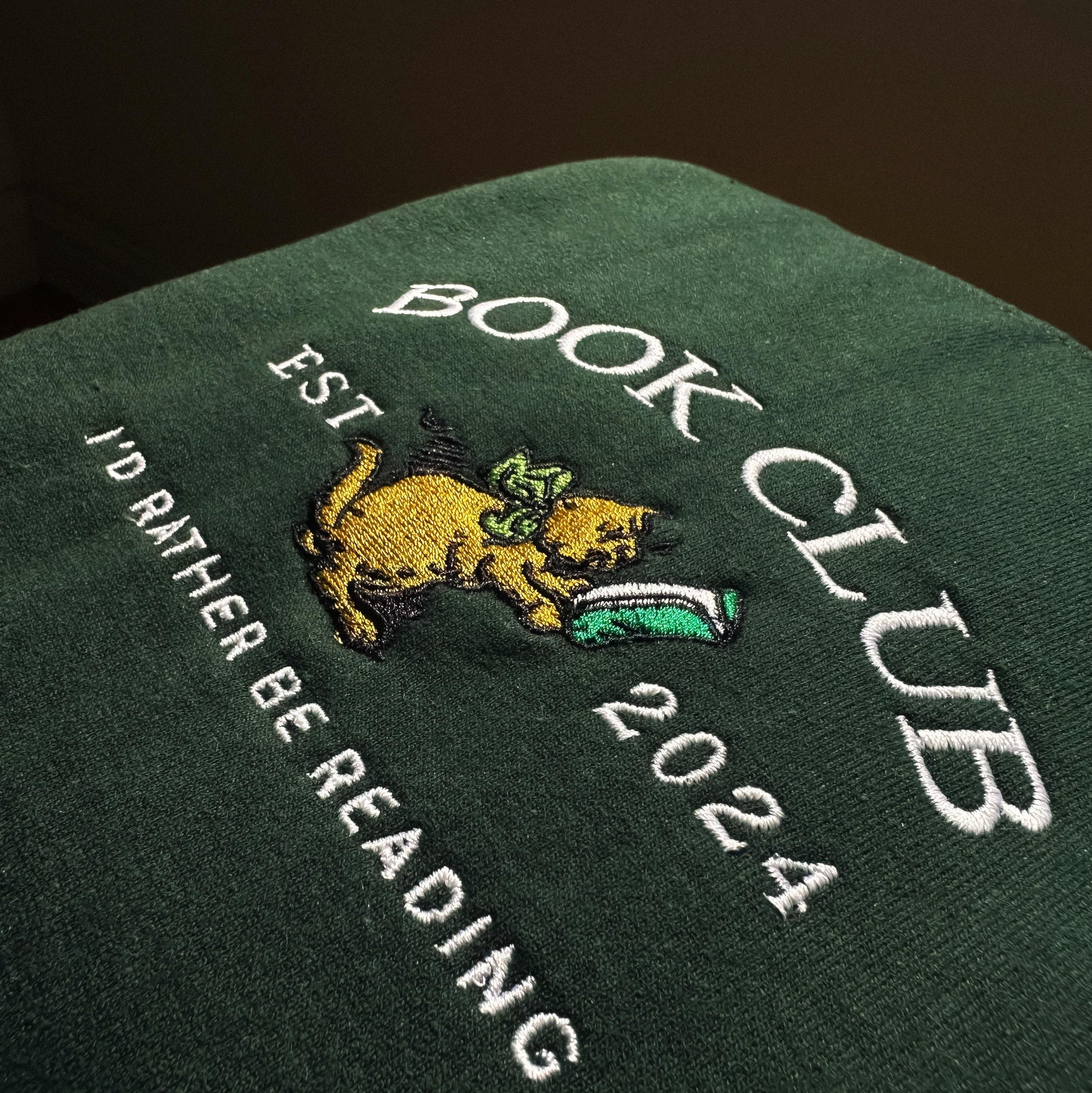 Custom Book Club Sweatshirt Embroidered, Customized Reading Crewneck, Book Lovers Gift, Vintage Bookish Shirt, Bookworm Group Personalized