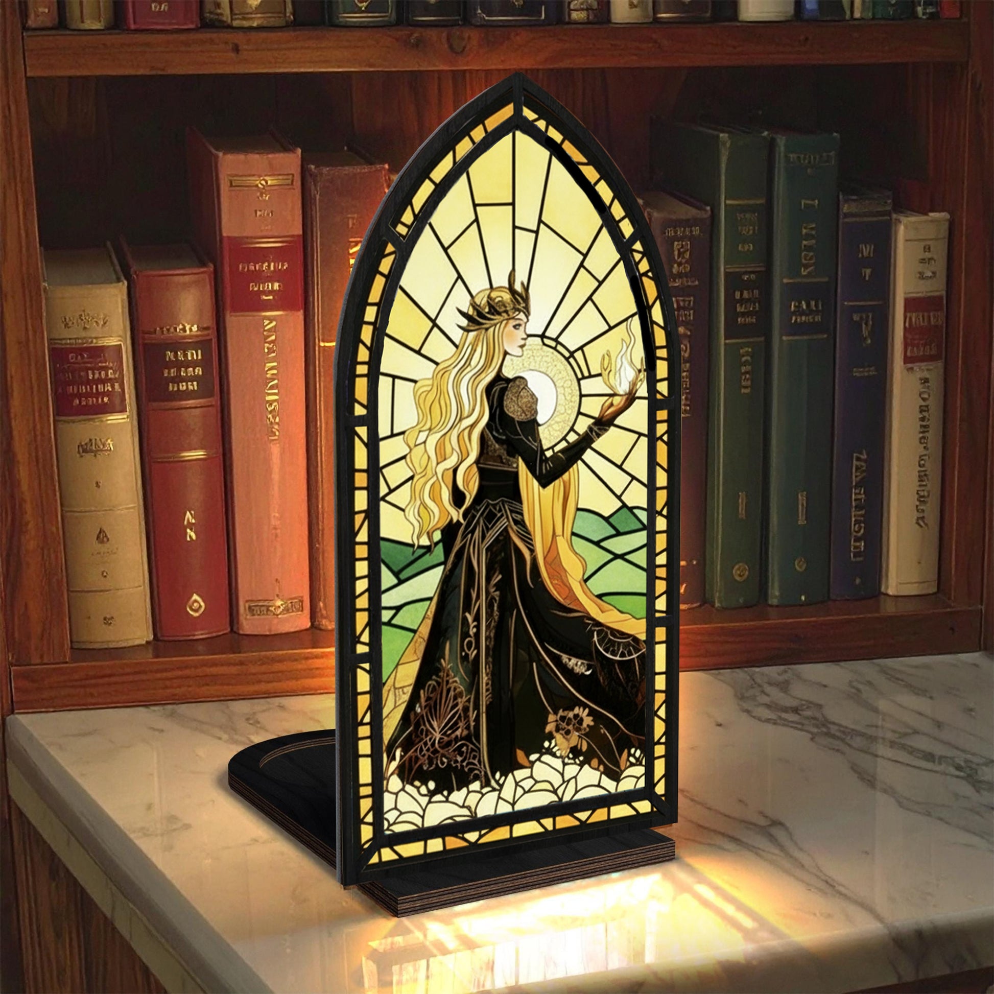 Aelin Throne of Glass Book Nook, TOG Series Bookshelf Insert, Fantasy Decor, Bookish Gift, Sarah J Maas Collectible BNVLR13