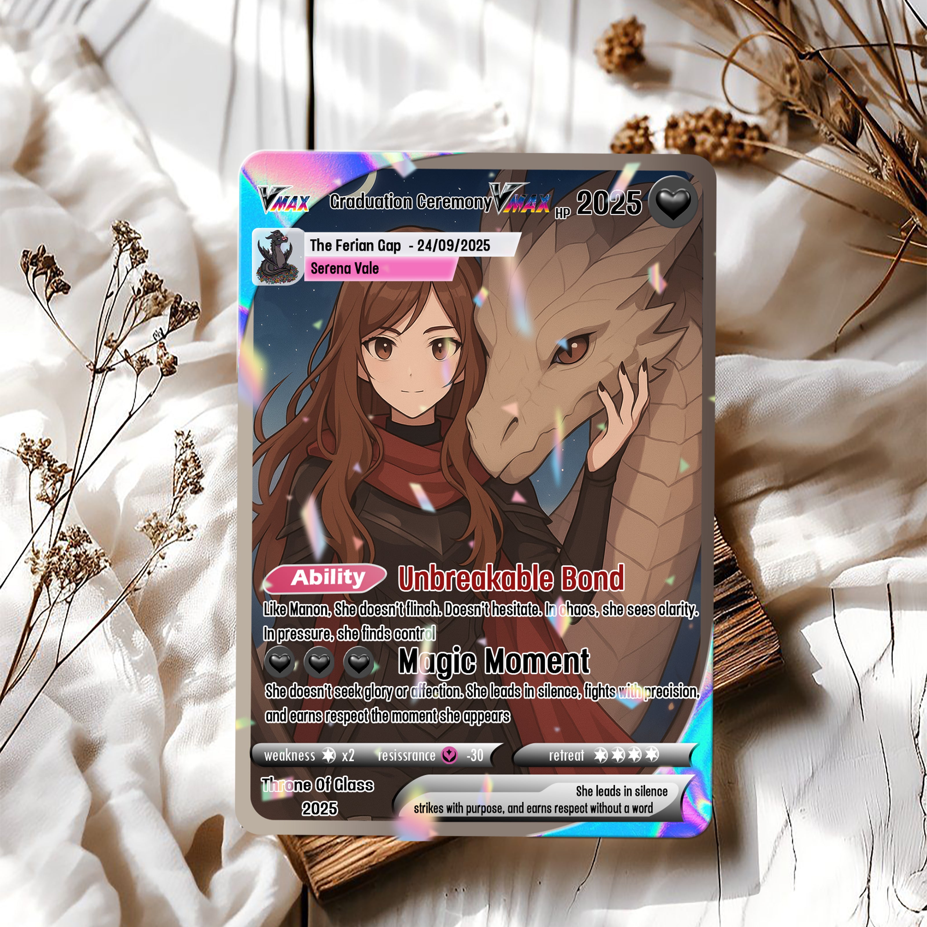 Graduation Ceremony Custom Card, Custom Photo Anime Card, Throne Of Gl –  Velaris The City