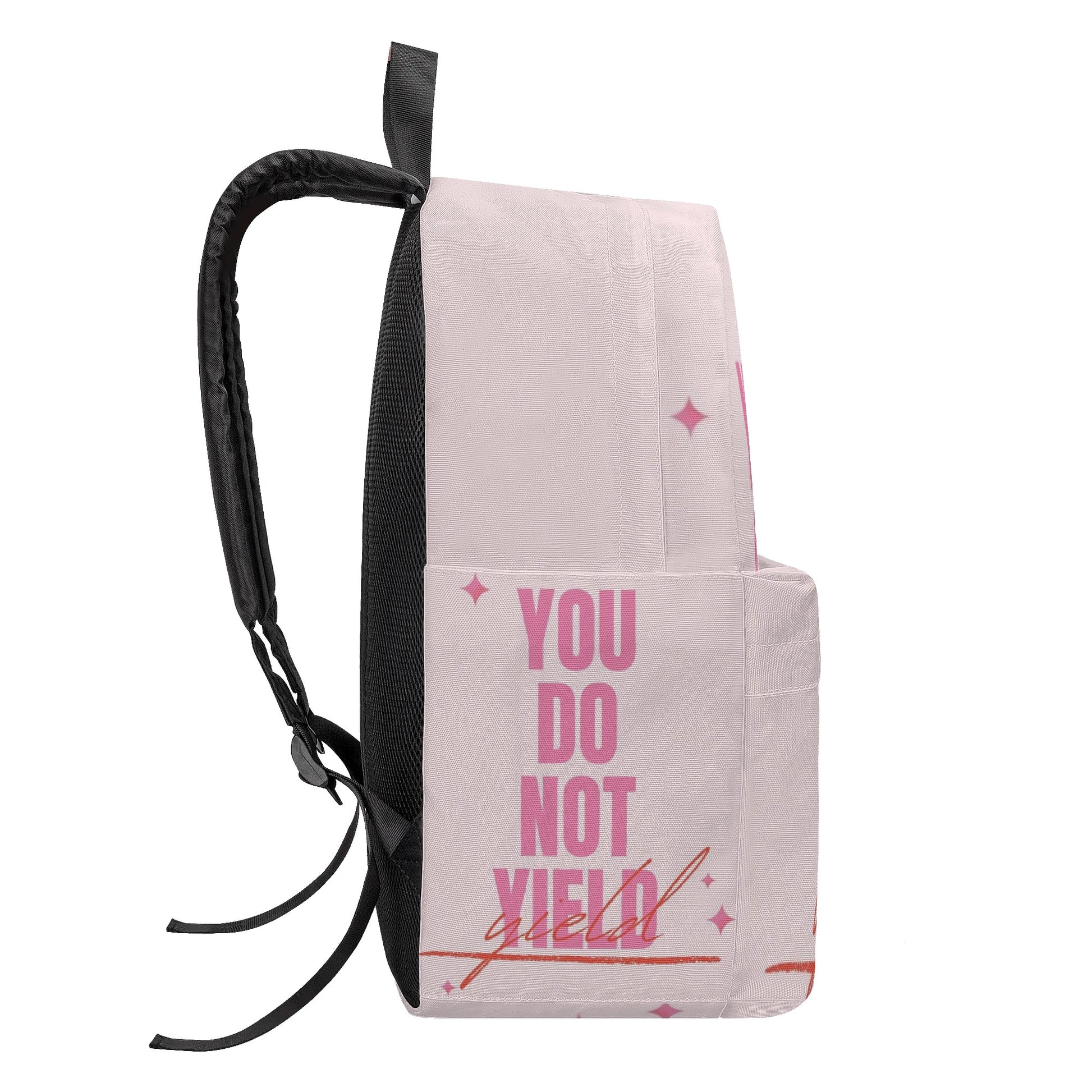 Throne of Glass Backpack, You Do Not Yield Quote, Aelin Inspired Pink Book Bag BPVLR13