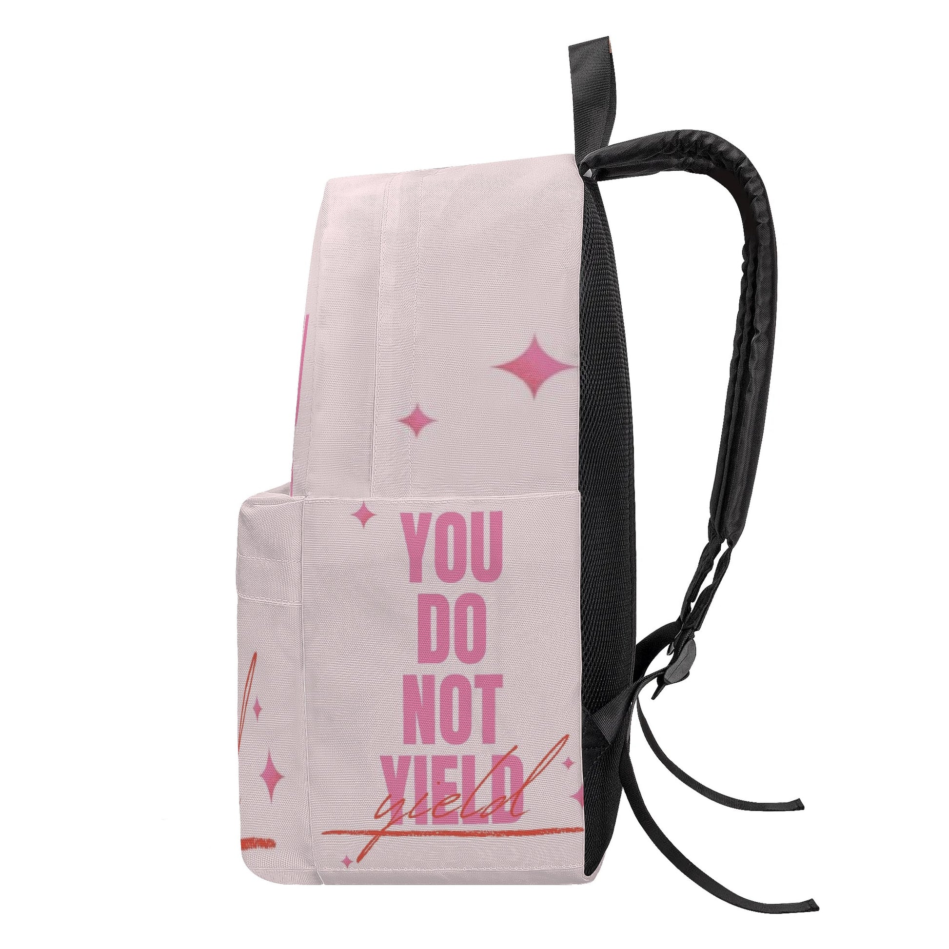 Throne of Glass Backpack, You Do Not Yield Quote, Aelin Inspired Pink Book Bag BPVLR13