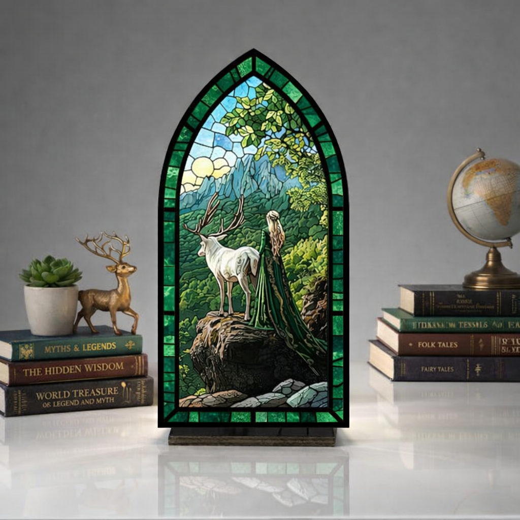 Aelin Book Nook, TOG Book Nook, Throne of Glass Fantasy Arch Window Lamp, Bookshelf Insert, Bookish Gift BNVLR39