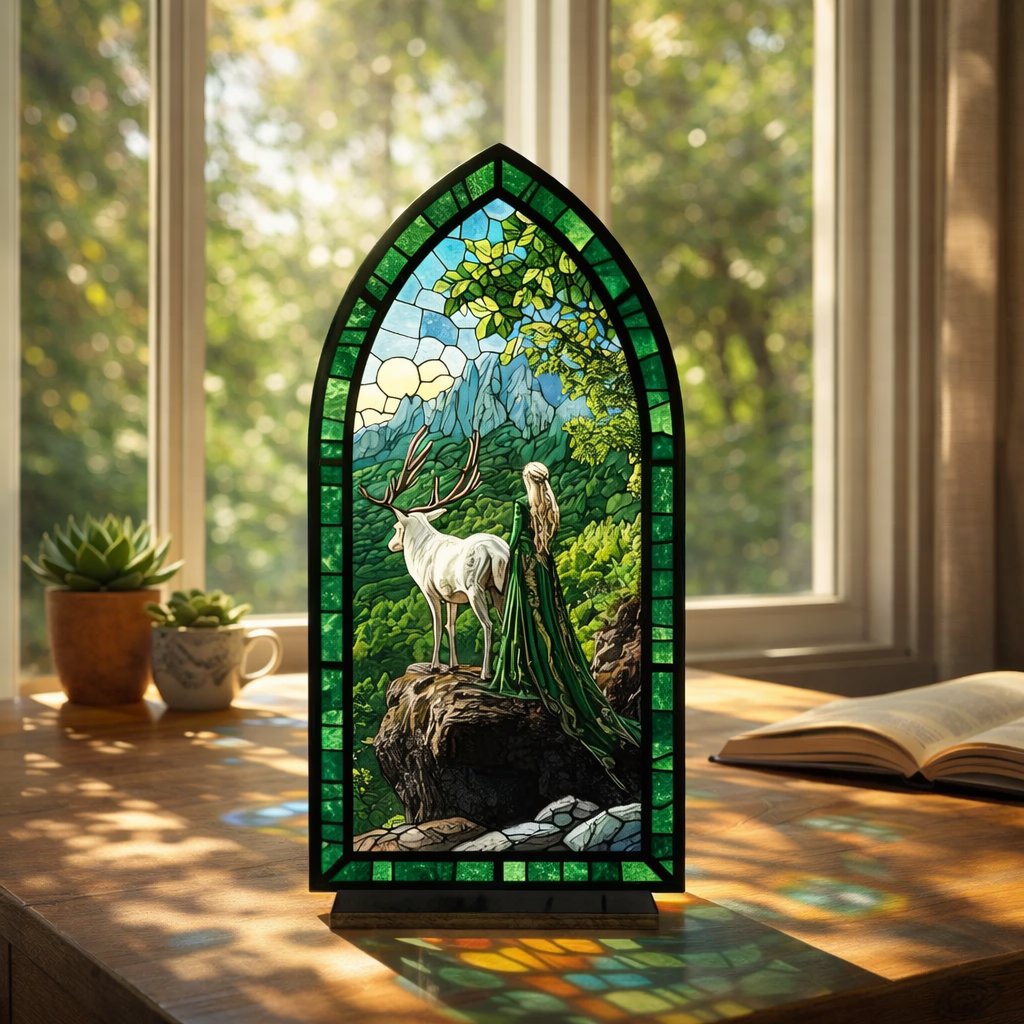 Aelin Book Nook, TOG Book Nook, Throne of Glass Fantasy Arch Window Lamp, Bookshelf Insert, Bookish Gift BNVLR39