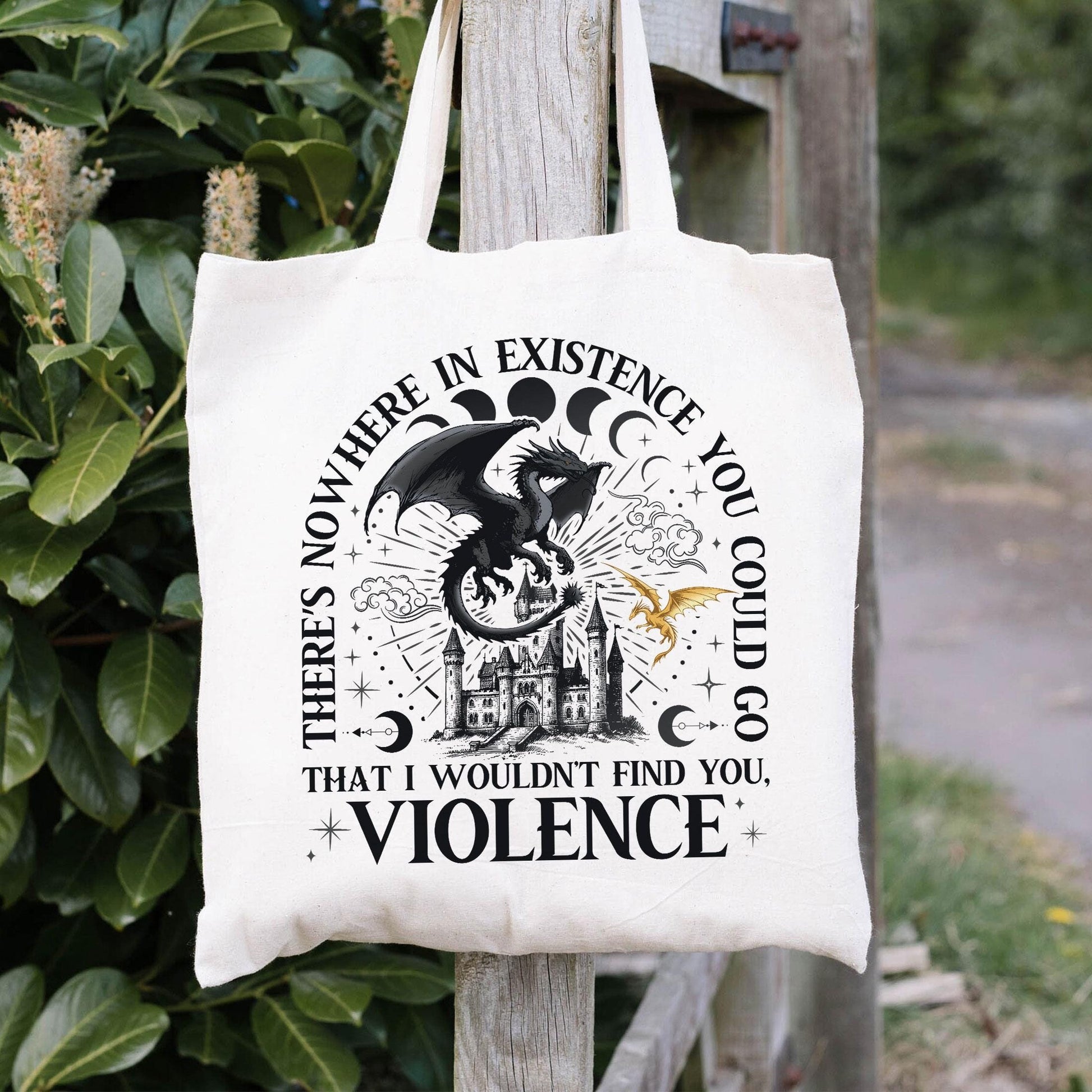 Basgiath War College, Eco Tote Bag, Reusable, Cotton Canvas Tote Bag, Sustainable Bag, Perfect Gift, Christmas, The Empyrean Series TBVLR14