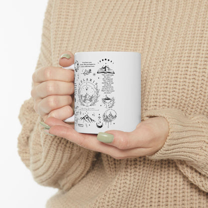 Velaris Mug – ACOTAR City of Starlight Ceramic Coffee Cup, Court of Dreams Gift, Sarah J Maas Merch, Fantasy Book Lover Gift for Her MGVLR16