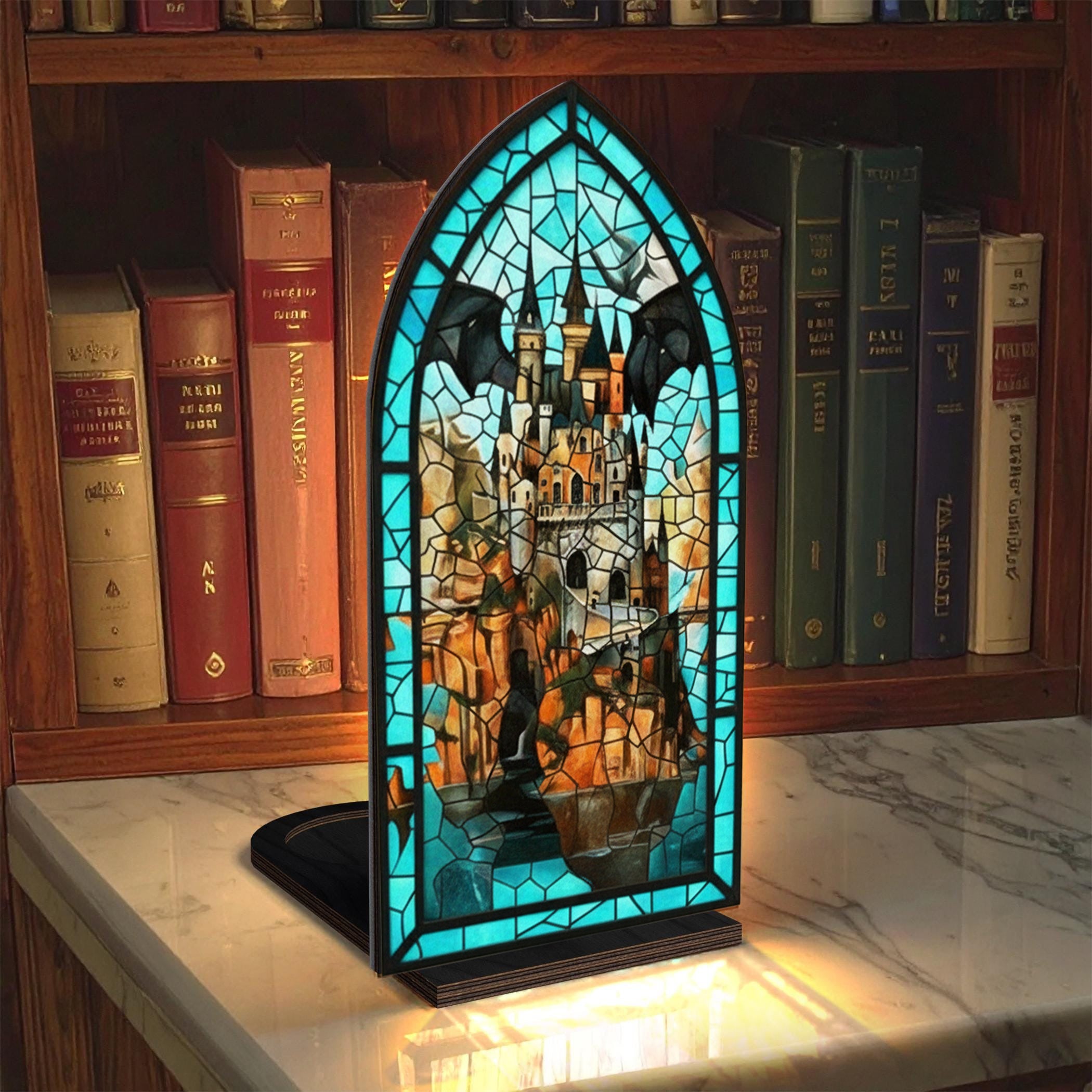 Basgiath War College Fourth Wing Book Nook, Fantasy Bookshelf Insert, Dragon Decor, Bookish Gift, Fantasy Collectible BNVLR15