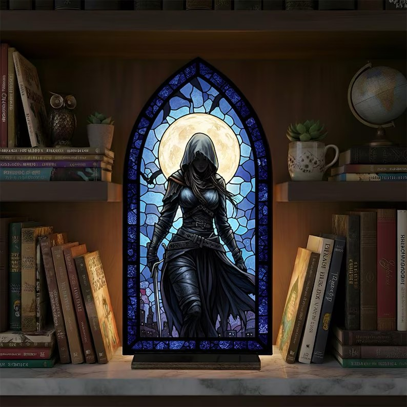 Celaena Sardothien Book Nook, Throne of Glass Inspired Bookshelf Insert, Assassin Fantasy Decor, Bookish Gift BNVLR40