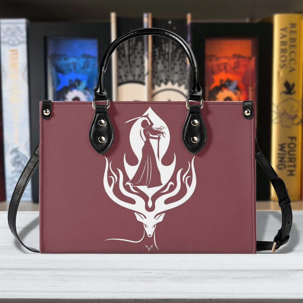 Throne of Glass Warrior Leather Bag ,Terrasen Inspired Bag, Personalized Leather Bag, Fantasy Leather Handbag, Perfect Gift for Women. HBVLR17