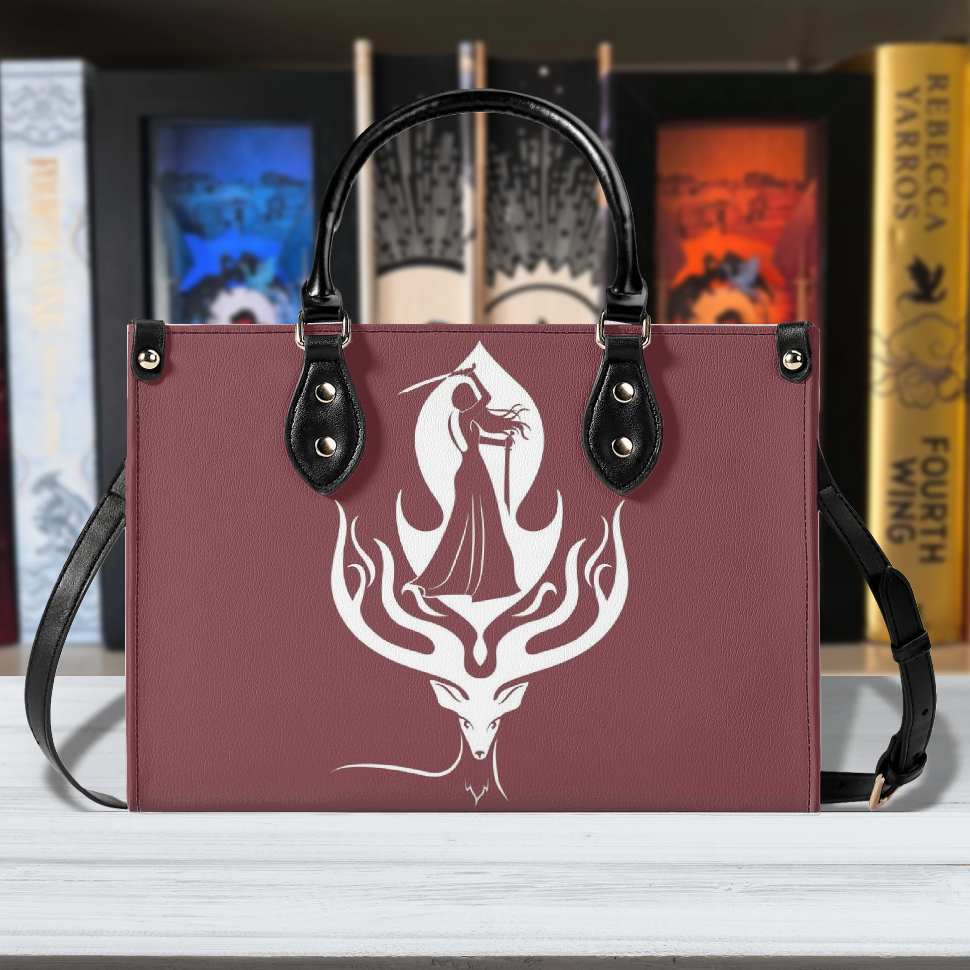 Throne of Glass Warrior Leather Bag ,Terrasen Inspired Bag, Personalized Leather Bag, Fantasy Leather Handbag, Perfect Gift for Women. HBVLR17