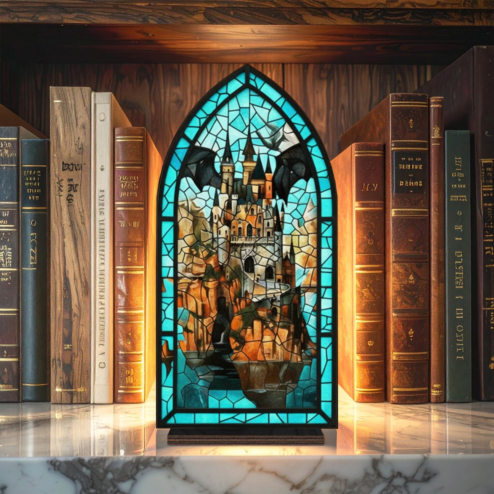 Basgiath War College Fourth Wing Book Nook, Fantasy Bookshelf Insert, Dragon Decor, Bookish Gift, Fantasy Collectible BNVLR15