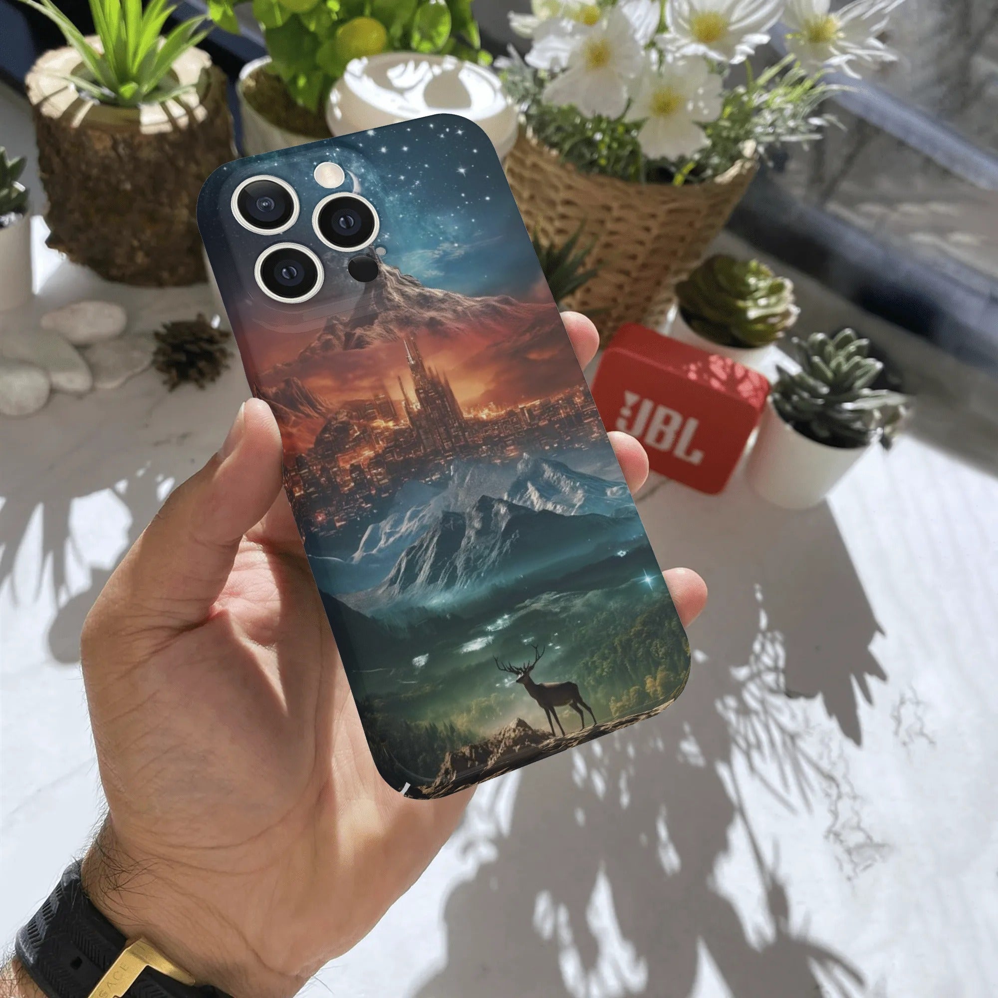 Throne of Glass iPhone Case, Fantasy Art Phone Cover, Aelin and the Kingdoms, Magical Landscape, Fantasy Book Lover Phone Cas PCVLR89