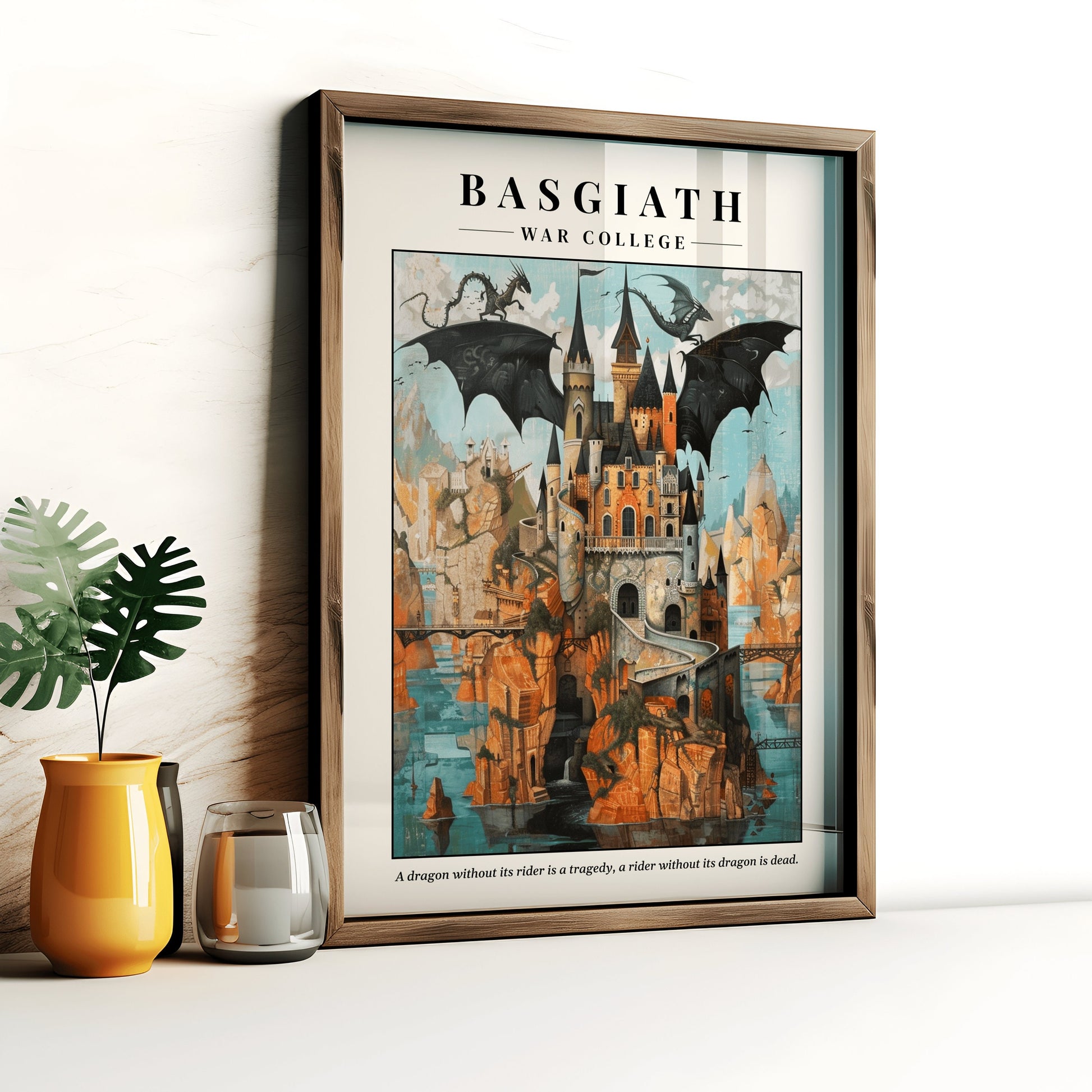 Basgiath War College Surrealism Digital Art, Fourth Wing Art, Iron Flame Art, 4th Wing Art, Empyrean Dragons , 4th Wing Book Quote VLRP37