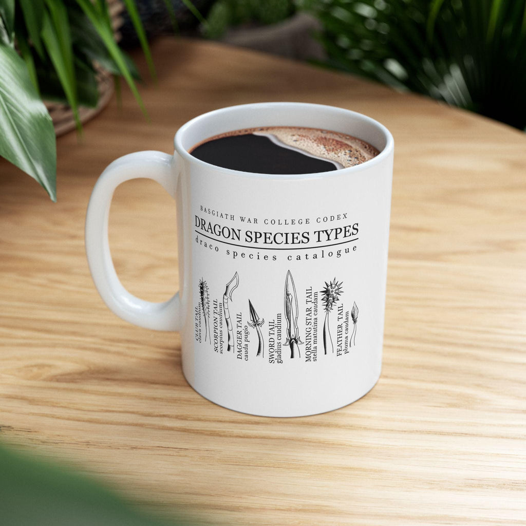 Basgiath Coffee Mug, Fourth Wing Merch, Bookish Gift, Coffee Mug for BookLover, Tea, Microwave Safe Mug, Large Ceramic MGVLR17