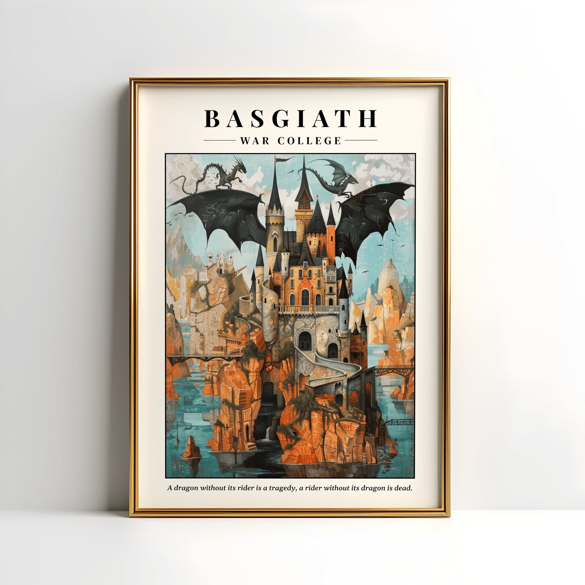 Basgiath War College Surrealism Digital Art, Fourth Wing Art, Iron Flame Art, 4th Wing Art, Empyrean Dragons , 4th Wing Book Quote VLRP37