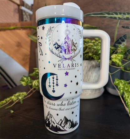 Velaris City Of Starlight Tumbler 30oz/40oz, Velaris City Tumbler, Velaris Bookish Gift. VLR09