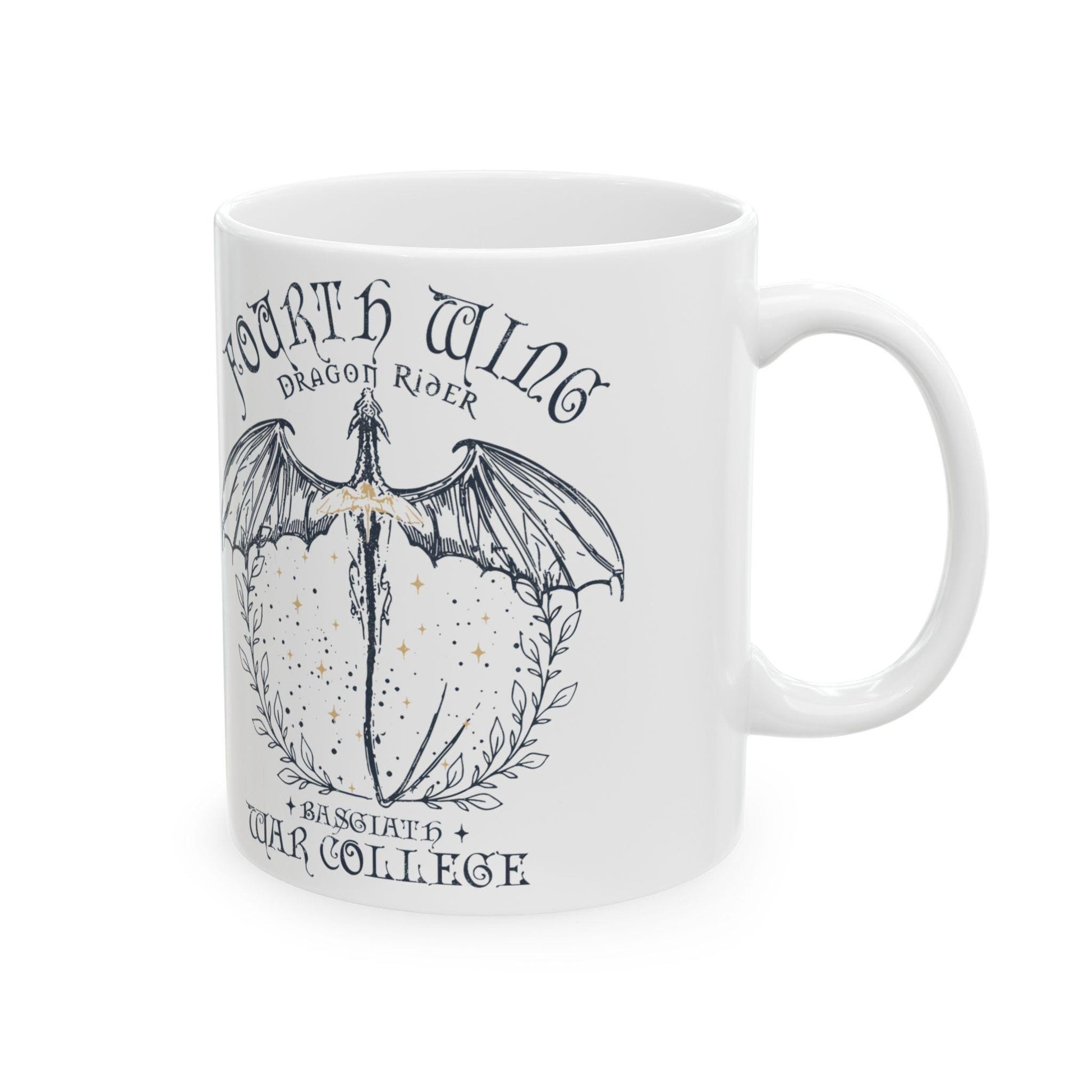 Vintage Basgiath War College Coffee Mug Fourth Wing Dragon Rider Coffee Mug Violet Sorrengail Xaden Riorson Booktok Mug Bookworm gift MGVLR18