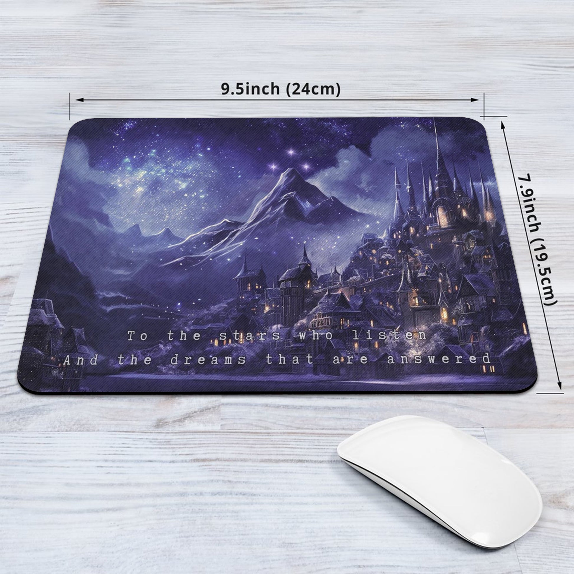 ACOTAR Velaris Desk Mat, Night Court Galaxy Desk Pad, A Court of Thorns and Roses Sarah J Maas Merch DMVLR18