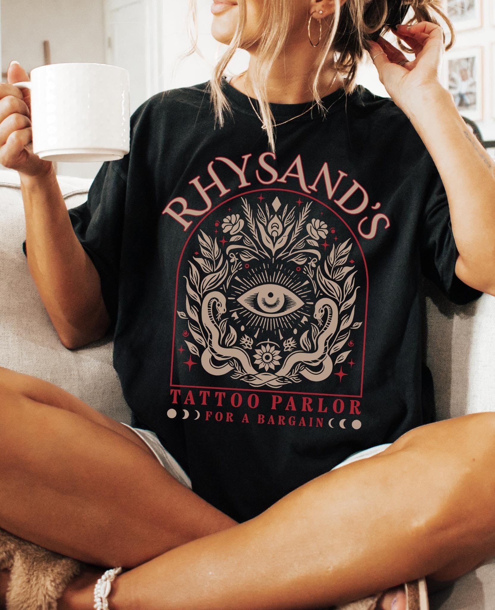 Comfort Colors® SJM, Rhysand's Tattoo Parlor - ACOTAR T-Shirt CFVLR66