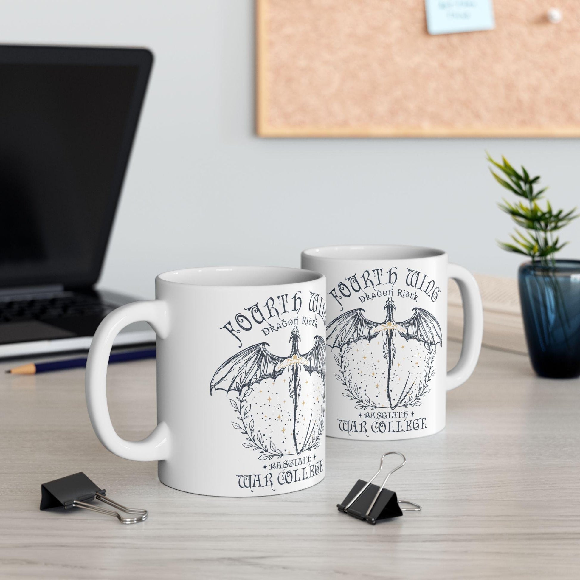 Vintage Basgiath War College Coffee Mug Fourth Wing Dragon Rider Coffee Mug Violet Sorrengail Xaden Riorson Booktok Mug Bookworm gift MGVLR18
