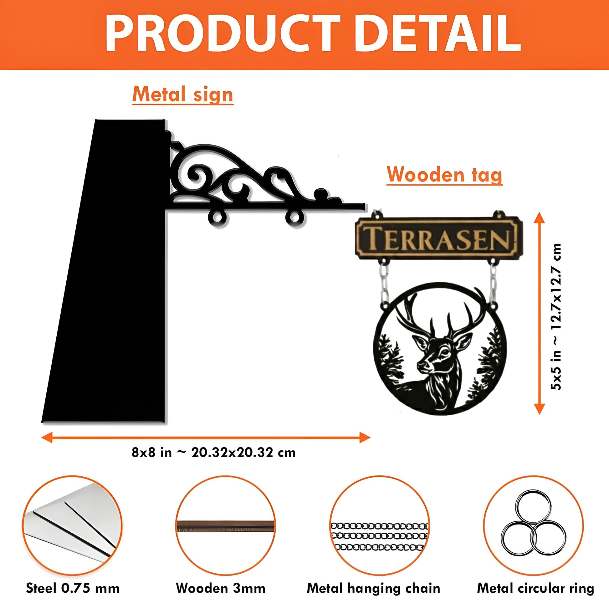 Terrasen Book Tavern Sign, Throne of Glass Deer Wooden Book Tracker, Fantasy Decor, Aelin Inspired Bookish Gift for Readers BSVLR38