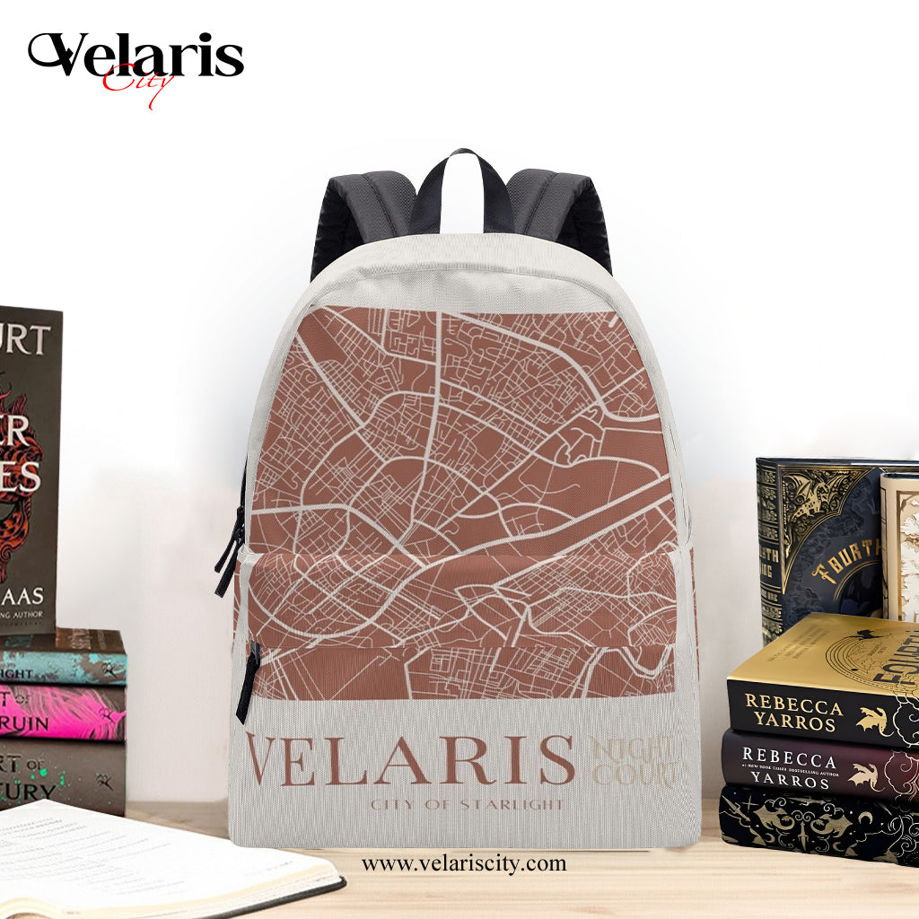 ACOTAR Backpack, Velaris City Map, Night Court Design, Book Lover Gift BPVLR19