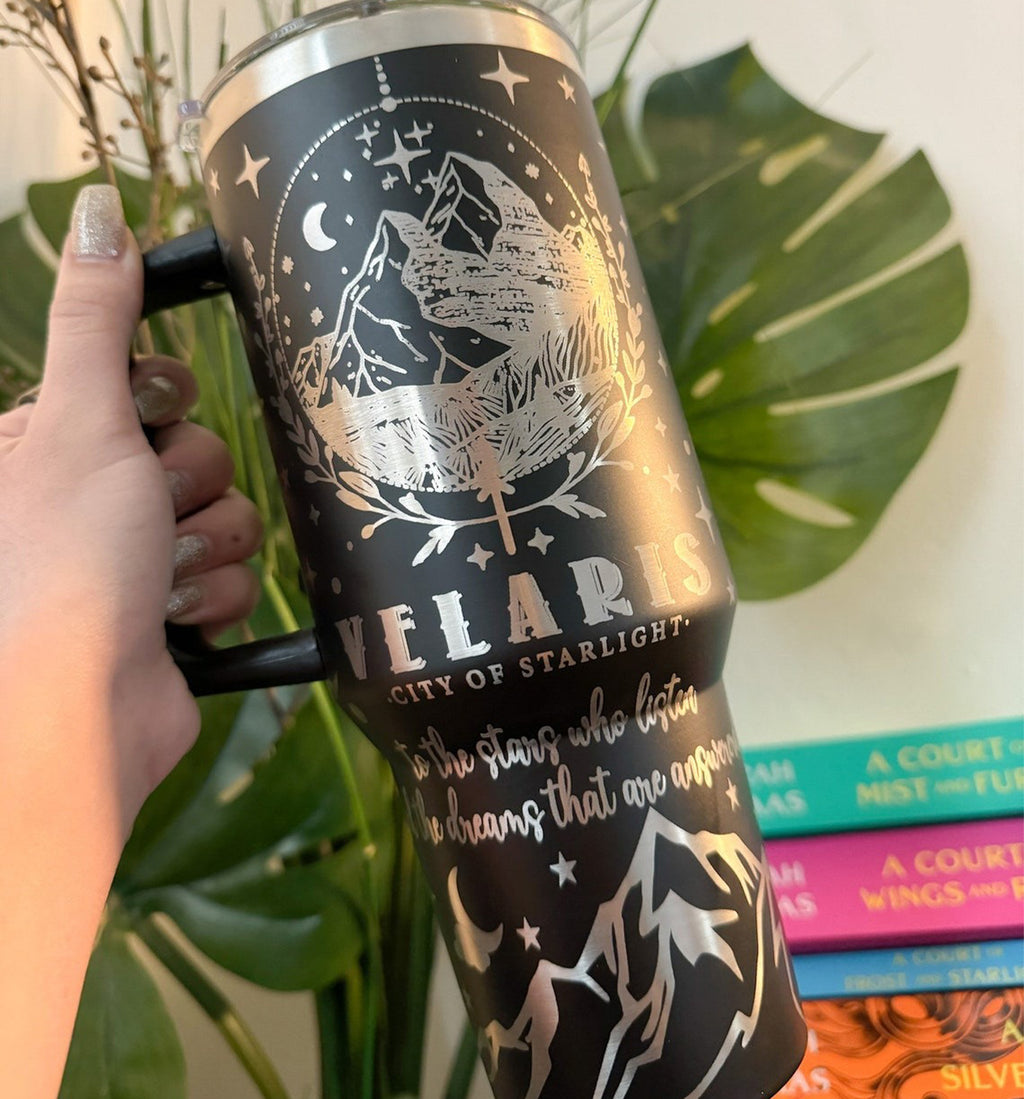 Velaris City Of Starlight Tumbler 30oz/40oz, Acotar Tumbler, Velaris Bookish Gift. VLR10