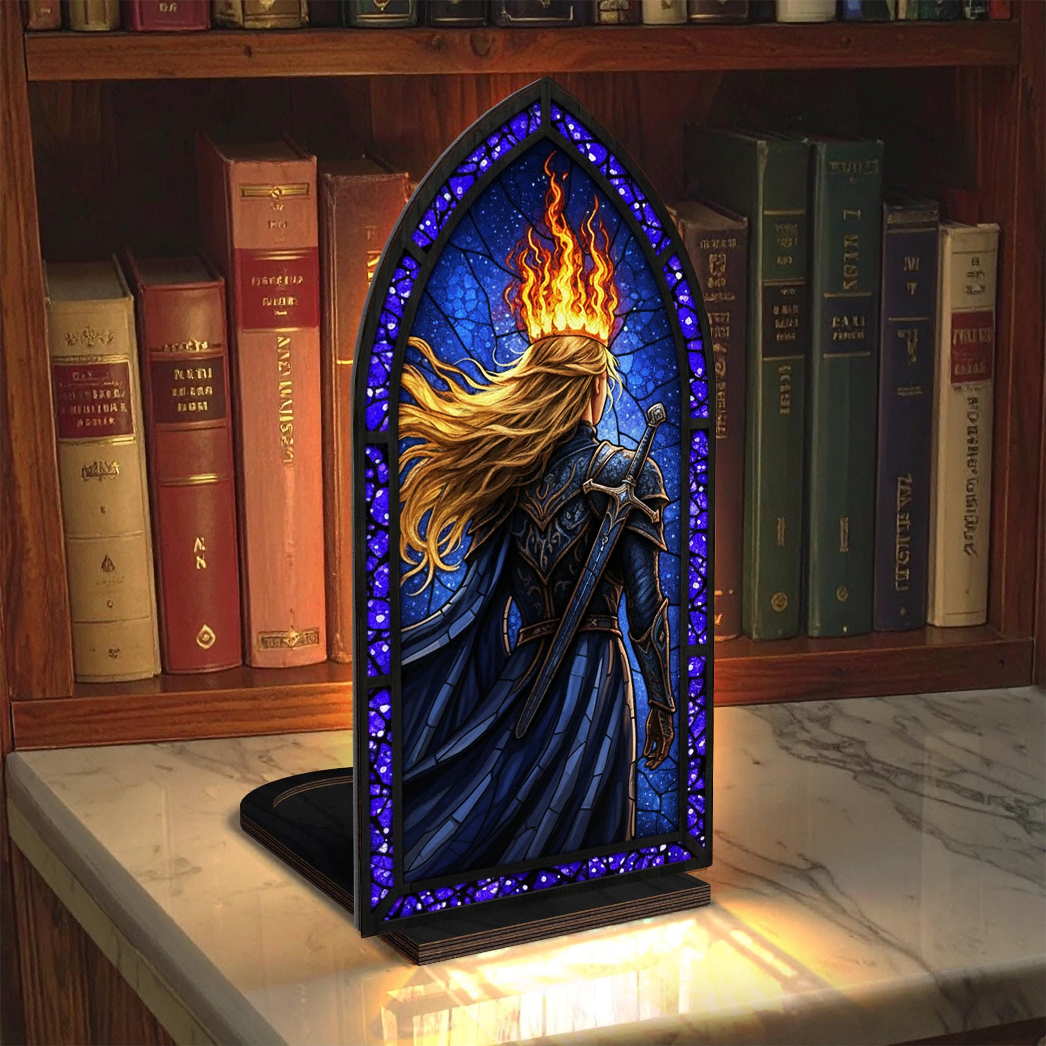 Aelin Throne of Glass Book Nook, TOG Series Bookshelf Insert, Sarah J Maas Fantasy Decor, Bookish Gift, Fantasy Collectible BNVLR18