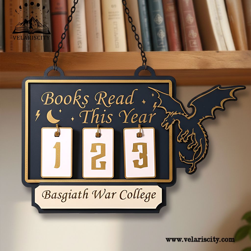 Fourth Wing Book Tracker Sign, Basgiath War College Decor, Personalized Books Read This Year, Dragon Reading Tracker BTVLR19