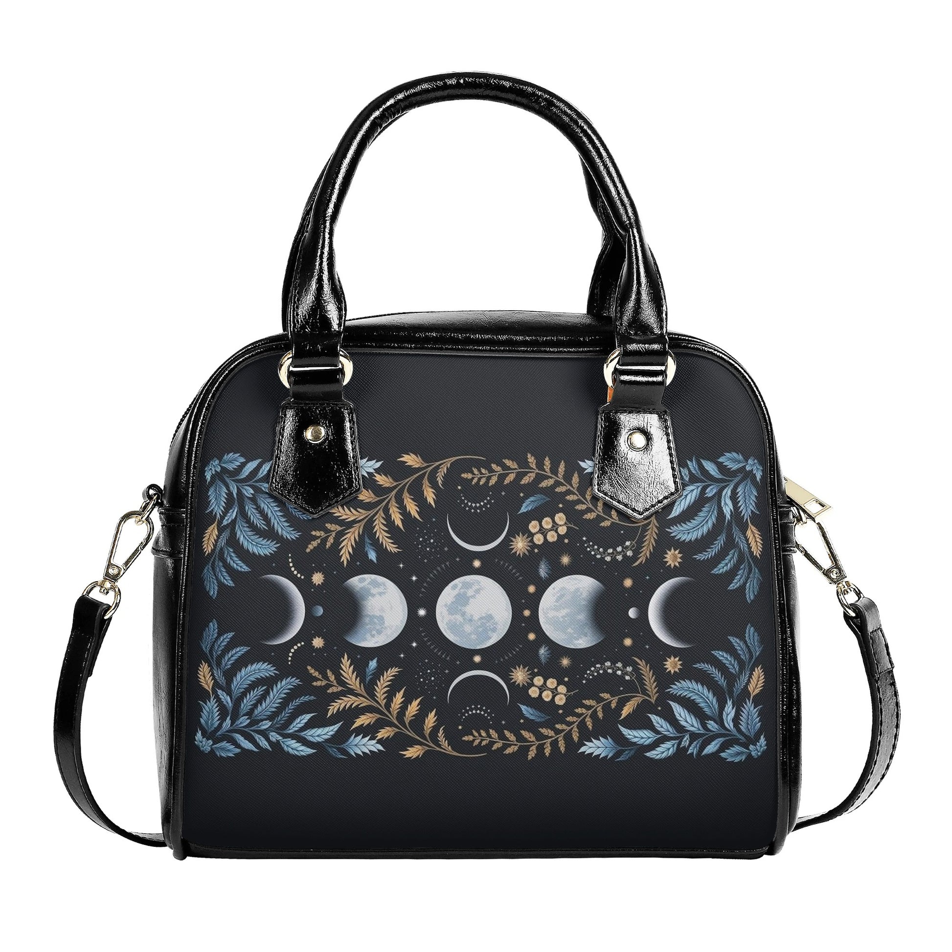 Velaris Moon Phase Leather Bag, Fantasy Night Court Bag, Personalized Leather Bag, Fantasy Leather Handbag, Perfect Gift for Women. HBVLR20