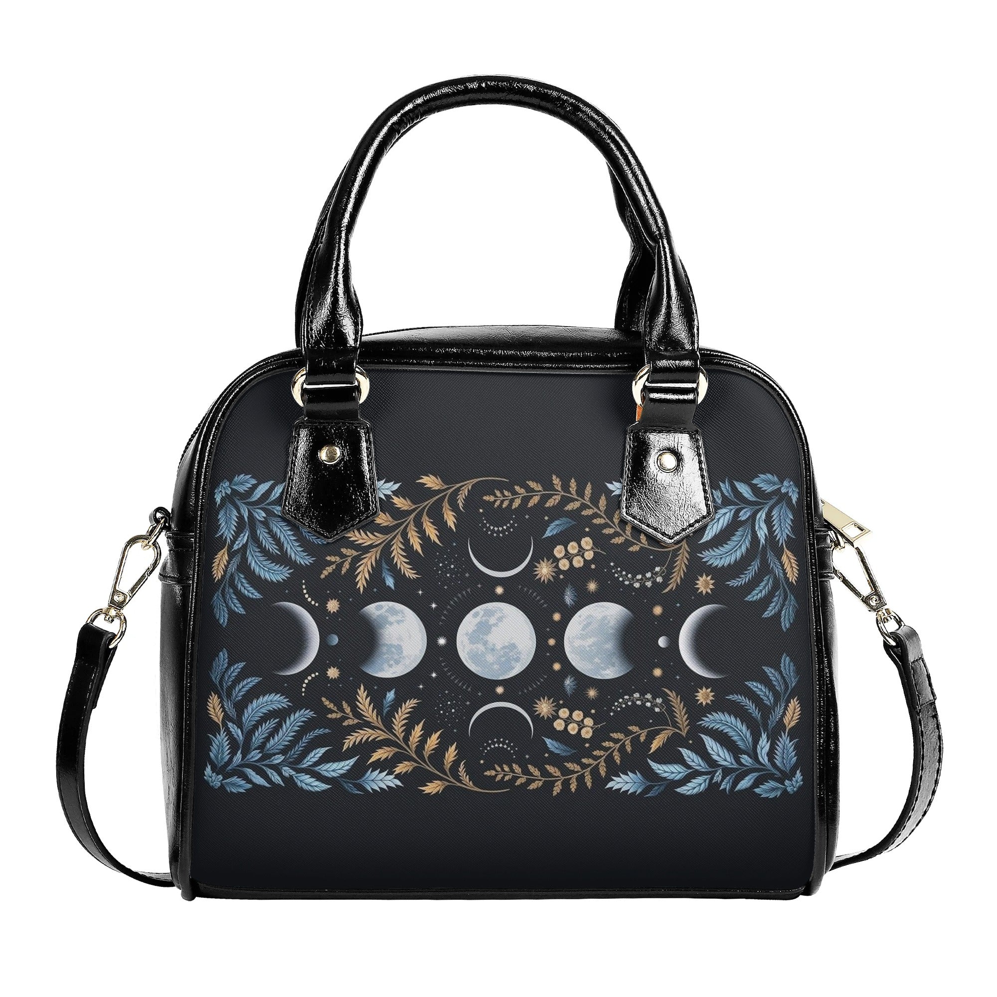 Velaris Moon Phase Leather Bag, Fantasy Night Court Bag, Personalized Leather Bag, Fantasy Leather Handbag, Perfect Gift for Women. HBVLR20
