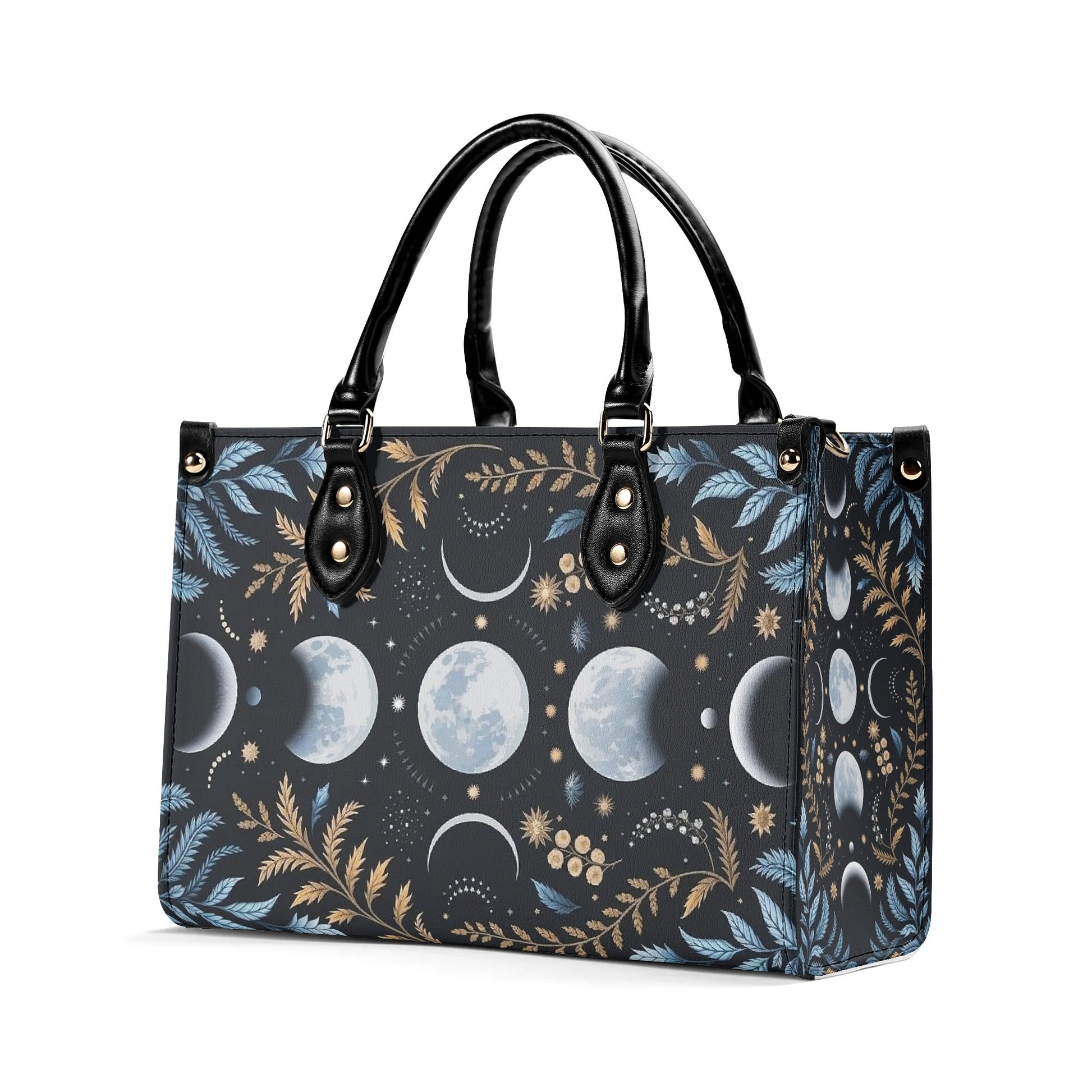 Velaris Moon Phase Leather Bag, Fantasy Night Court Bag, Personalized Leather Bag, Fantasy Leather Handbag, Perfect Gift for Women. HBVLR20
