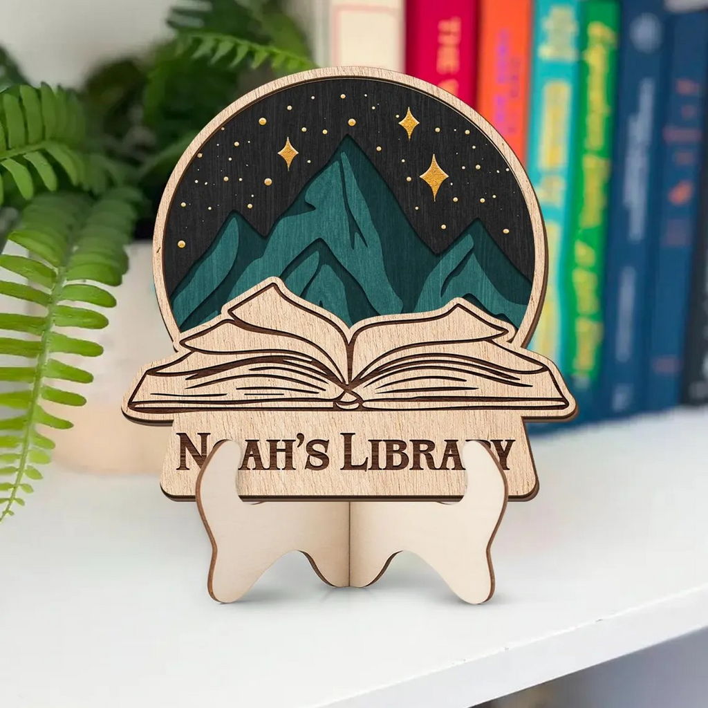 Custom ACOTAR Velaris Sign, City of Starlight Bookshelf Decor, Wooden Signpost ACOTAR Decor, Fantasy Bookish Shelf Sign BTVLR54