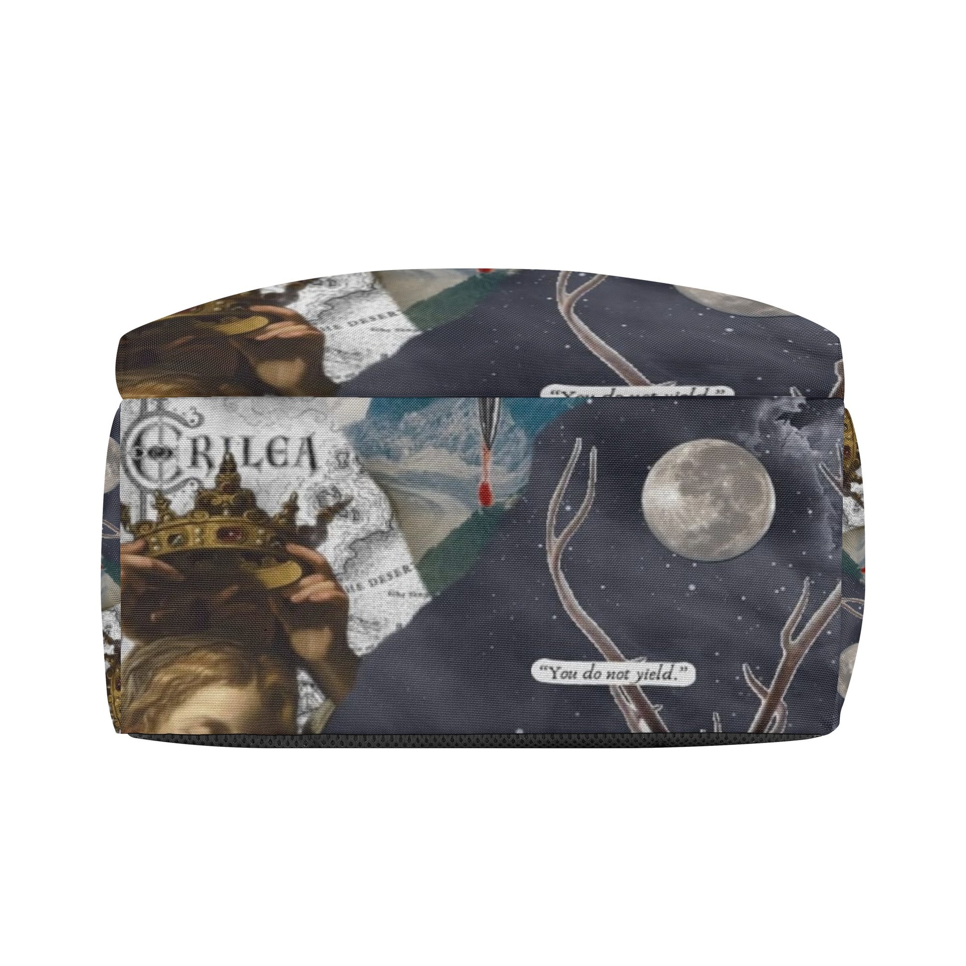 Throne of Glass Backpack, Fireheart Quote, Sword and Flames, Fantasy Bookish Gift BPVLR18