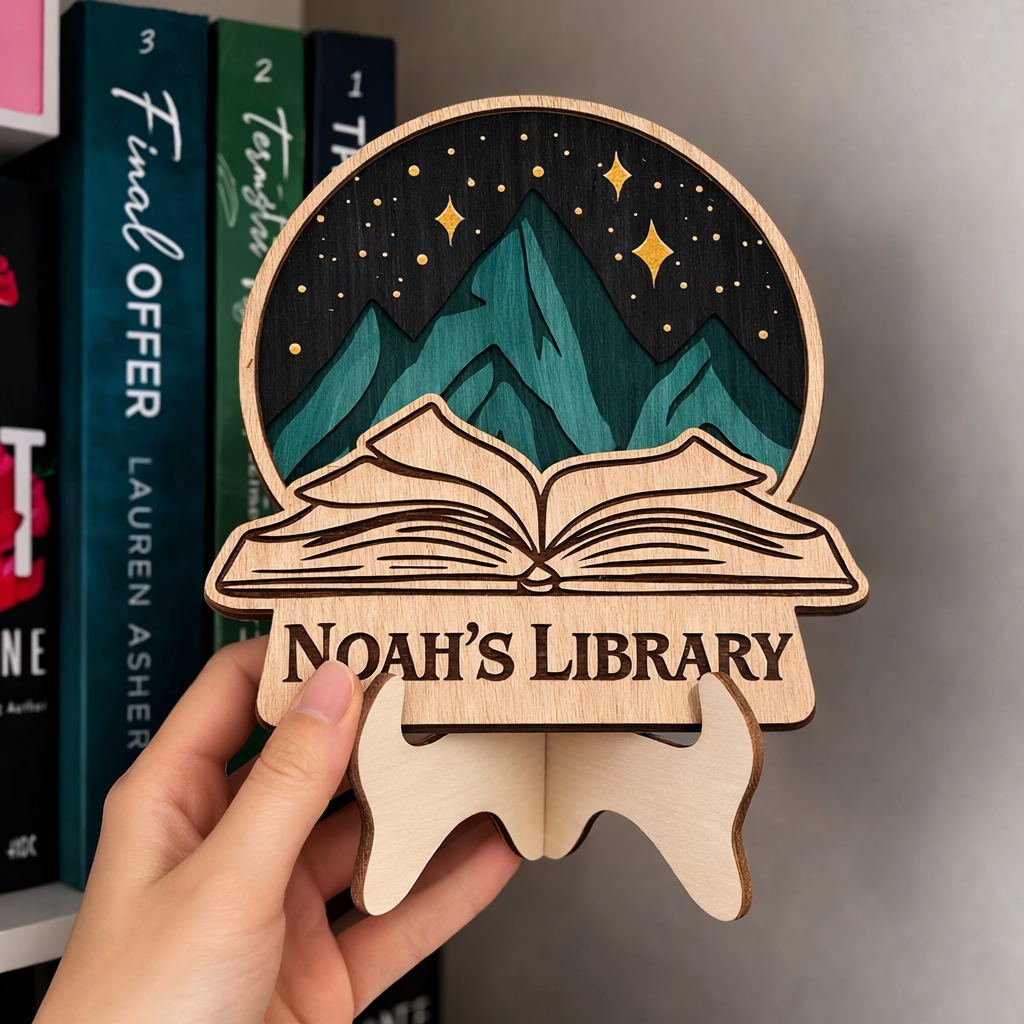 Custom ACOTAR Velaris Sign, City of Starlight Bookshelf Decor, Wooden Signpost ACOTAR Decor, Fantasy Bookish Shelf Sign BTVLR54