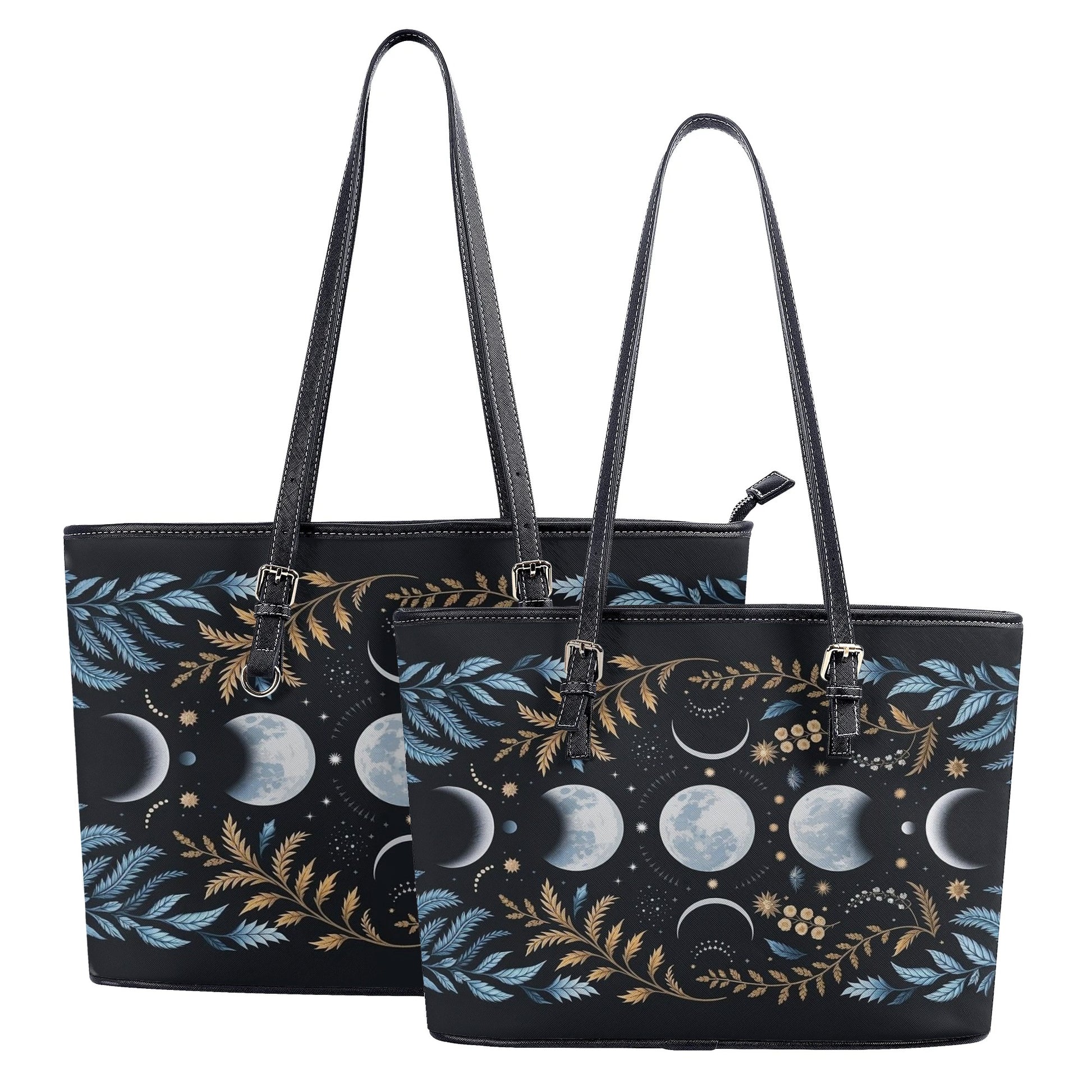 Velaris Moon Phase Leather Bag, Fantasy Night Court Bag, Personalized Leather Bag, Fantasy Leather Handbag, Perfect Gift for Women. HBVLR20