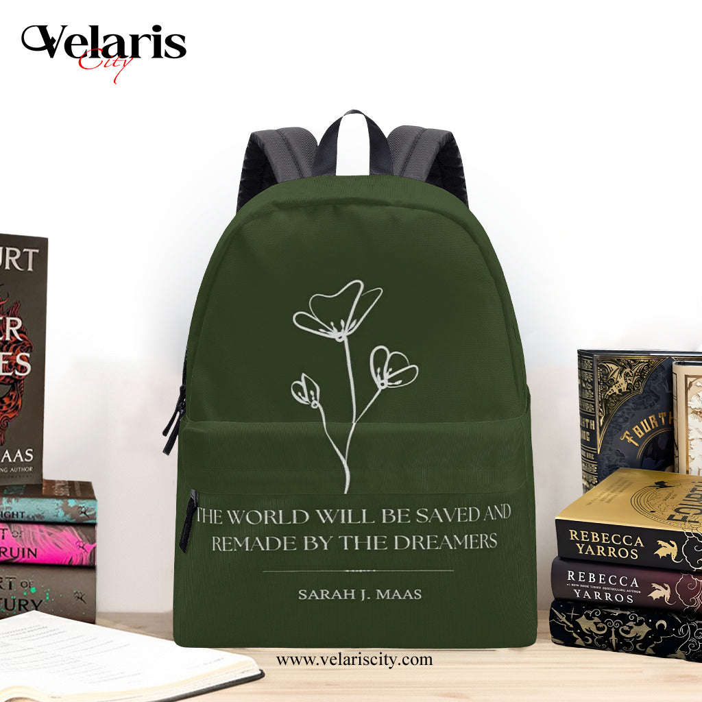 Throne of Glass Backpack, Aelin Quote, The World Will Be Saved, Fantasy Reader Gift BPVLR20