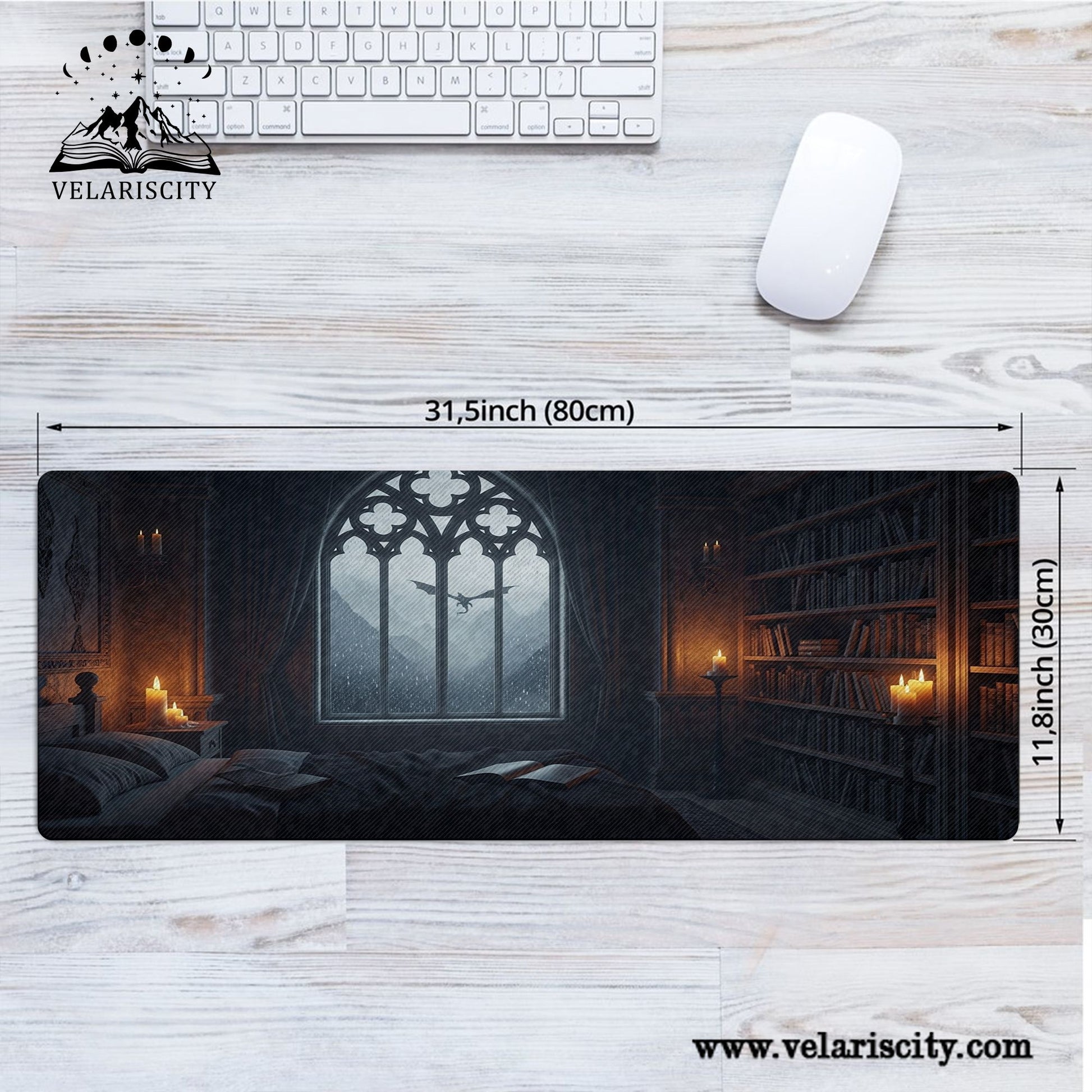 Fourth Wing Basgiath War College Desk Mat, Fantasy Dark Academia Large Desk Mat, Xaden Riorson Violet Sorrengail Bookish Gift DMVLR01
