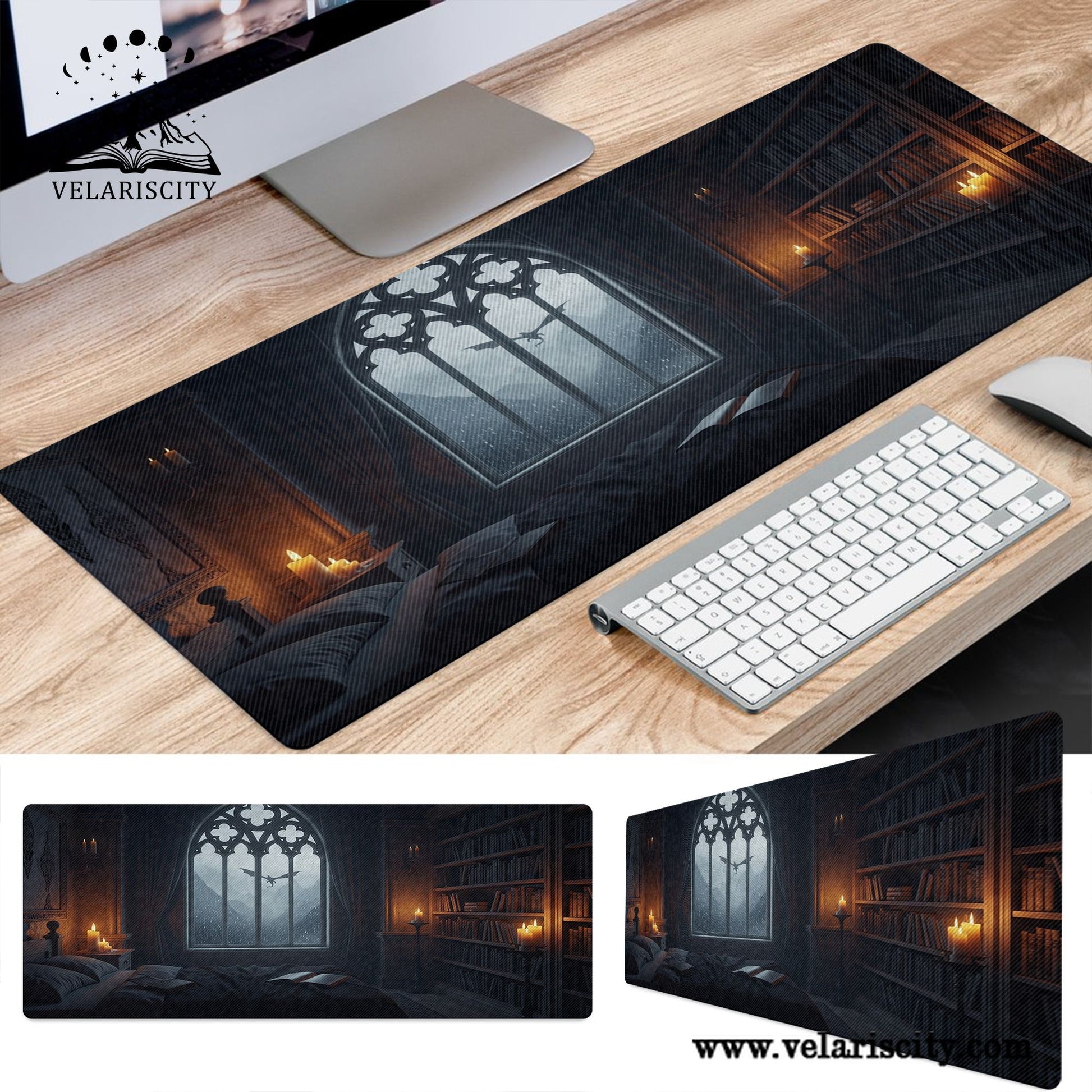 Fourth Wing Basgiath War College Desk Mat, Fantasy Dark Academia Large Desk Mat, Xaden Riorson Violet Sorrengail Bookish Gift DMVLR01