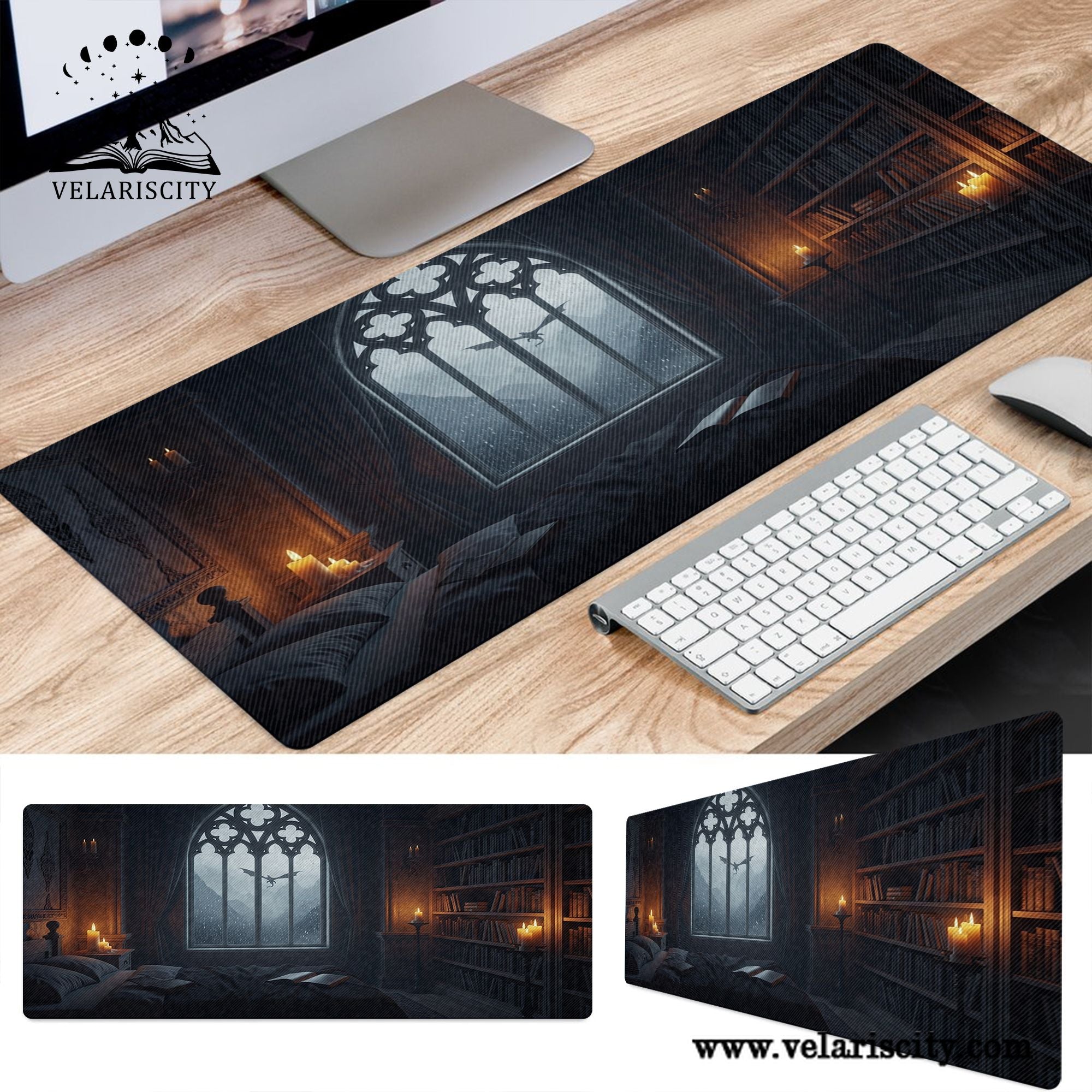 Fourth Wing Basgiath War College Desk Mat, Fantasy Dark Academia Large Desk Mat, Xaden Riorson Violet Sorrengail Bookish Gift DMVLR01