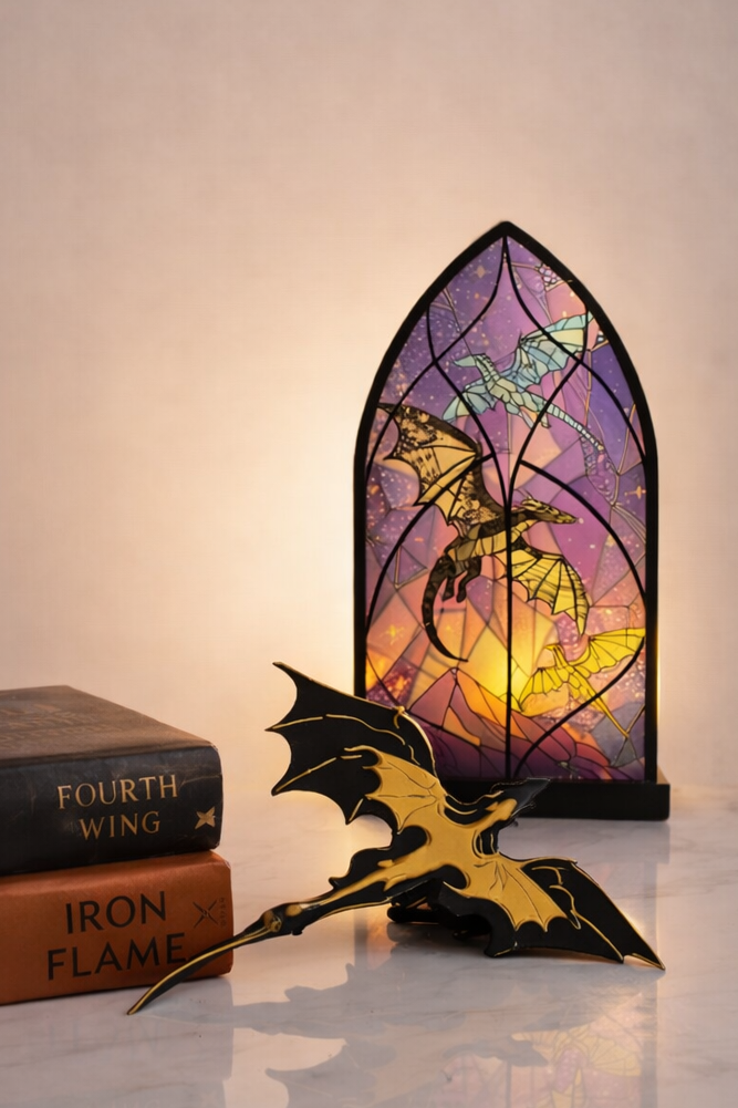 Dragon Book Nook, Dragon Library Sign, 3D Bookshelf Decor, Fantasy Book Lover Gift, Reader Gift, Bookish Shelf Decoration BNVLR26