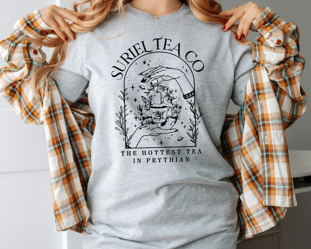 Comfort Colors Suriel Tea Co Shirt, A Court Of Thorns And Roses Shirt, Bookish Shirt, Suriel Tea Tshirt, Book Lover T-Shirt, Acotar Shirt CFVLR34