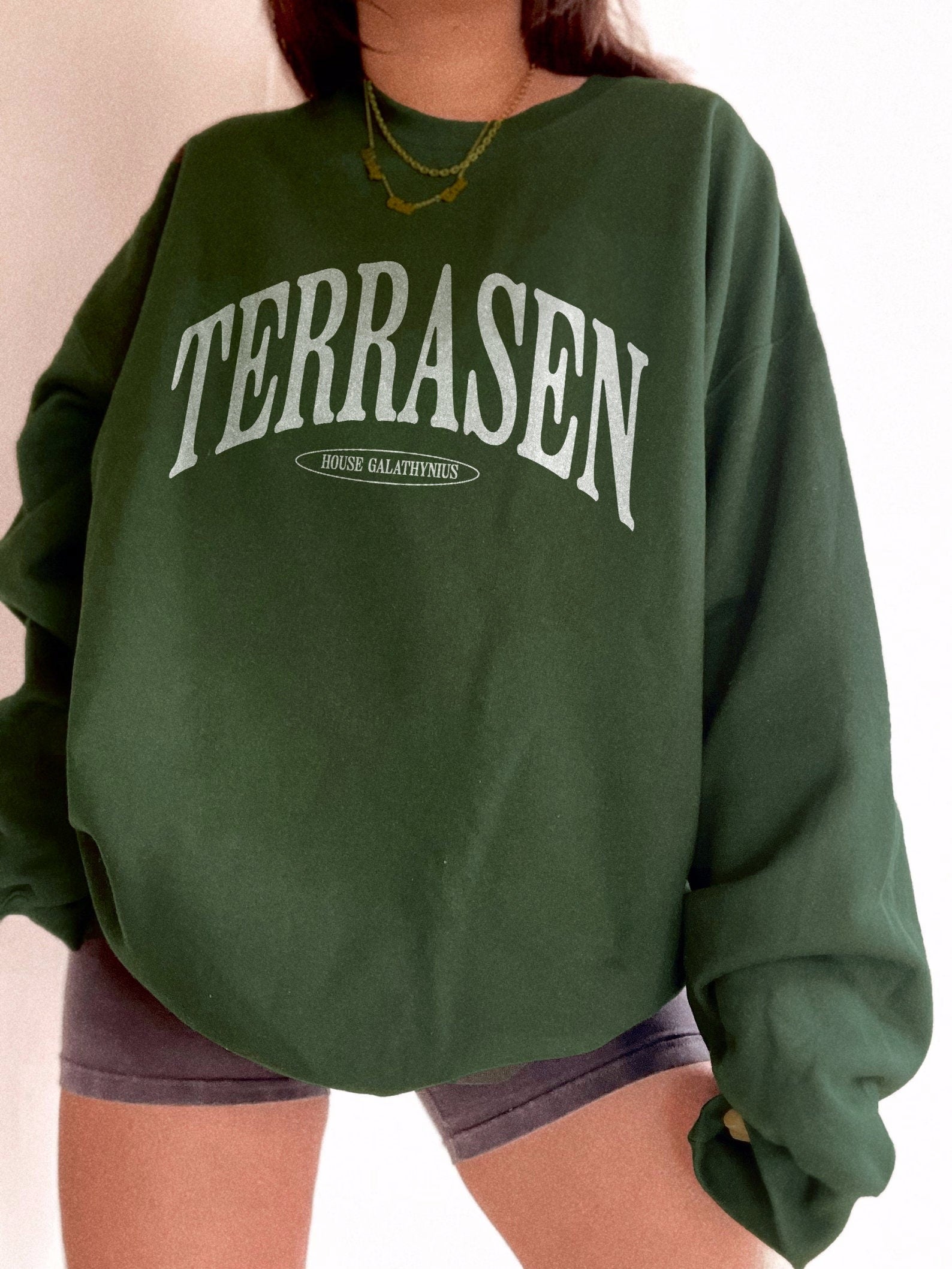 Terrasen Sweatshirt  Throne Of Glass Quote Hoodie Aelin Galathynius Rowan Manon Blackbeak Licensed SJM Universe Merch Bookish Shirt Gift  CFVLR92