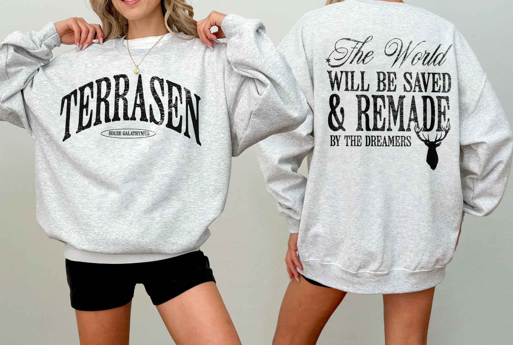 Terrasen Sweatshirt  Throne Of Glass Quote Hoodie Aelin Galathynius Rowan Manon Blackbeak Licensed SJM Universe Merch Bookish Shirt Gift  CFVLR92