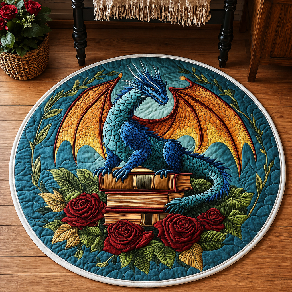 Tempest Tail Quilted Round Mat - QRVLR05