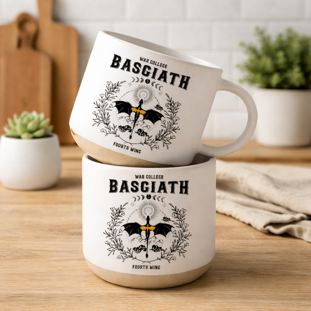 Fourth Wing BookTok Mug, Xaden Riorson Dragon Coffee Cup, Empyrean Series Fantasy Gift