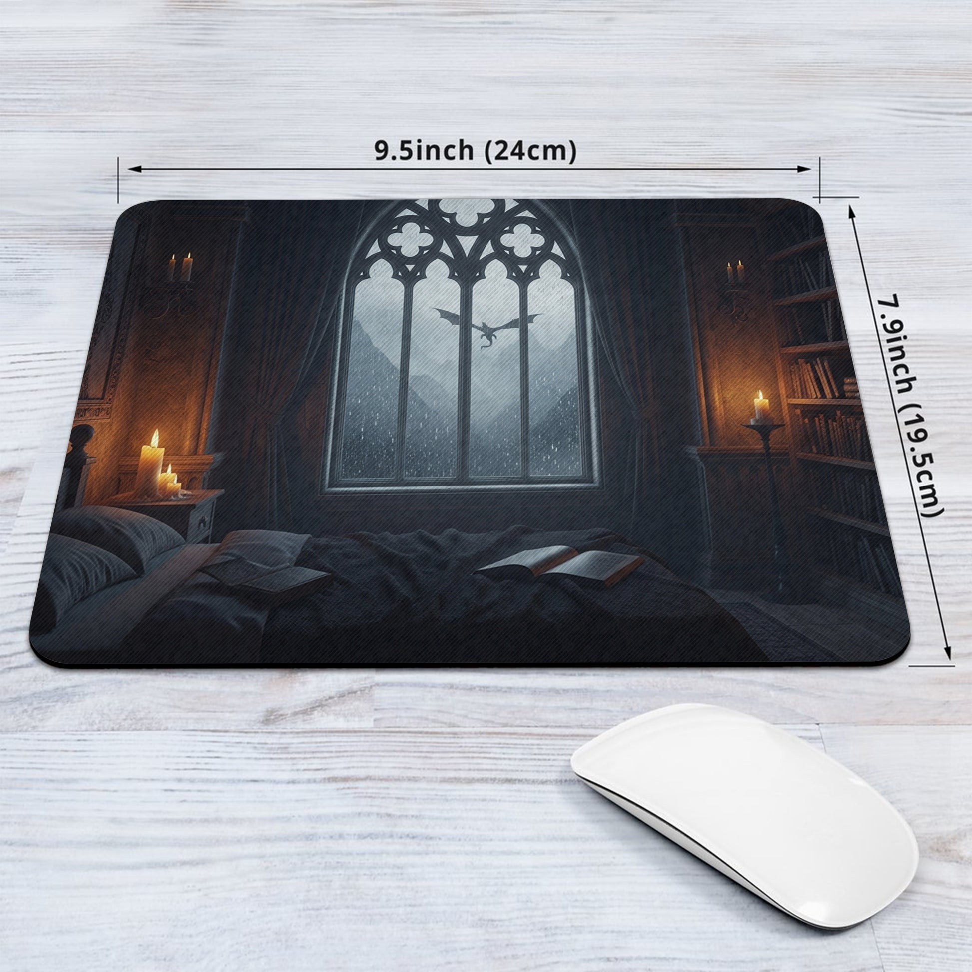 Fourth Wing Basgiath War College Desk Mat, Fantasy Dark Academia Large Desk Mat, Xaden Riorson Violet Sorrengail Bookish Gift DMVLR01