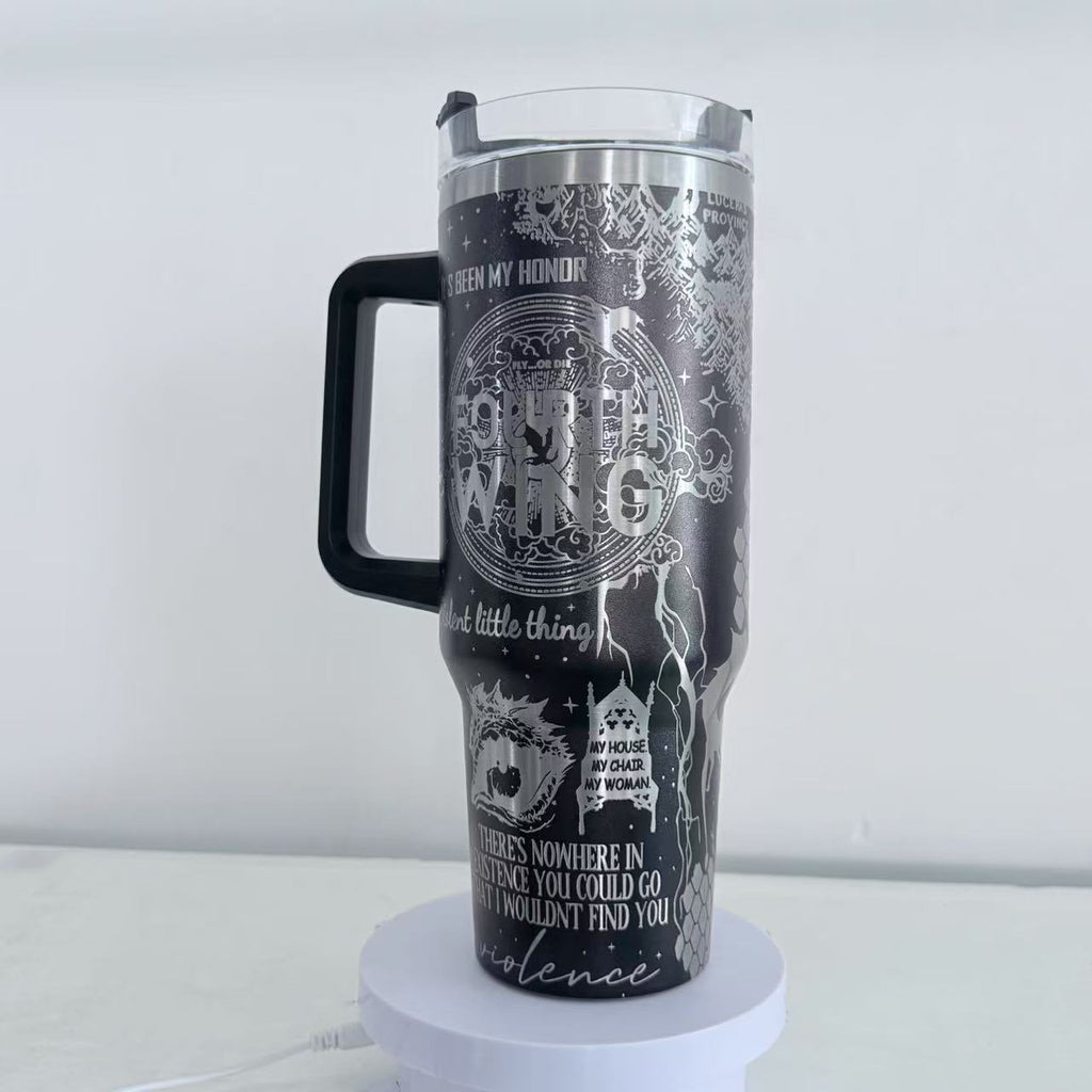 Fourth Wing Tumbler 30oz/40oz, The Empyrean Tumbler, Basgiath War College Tumbler. VLR52