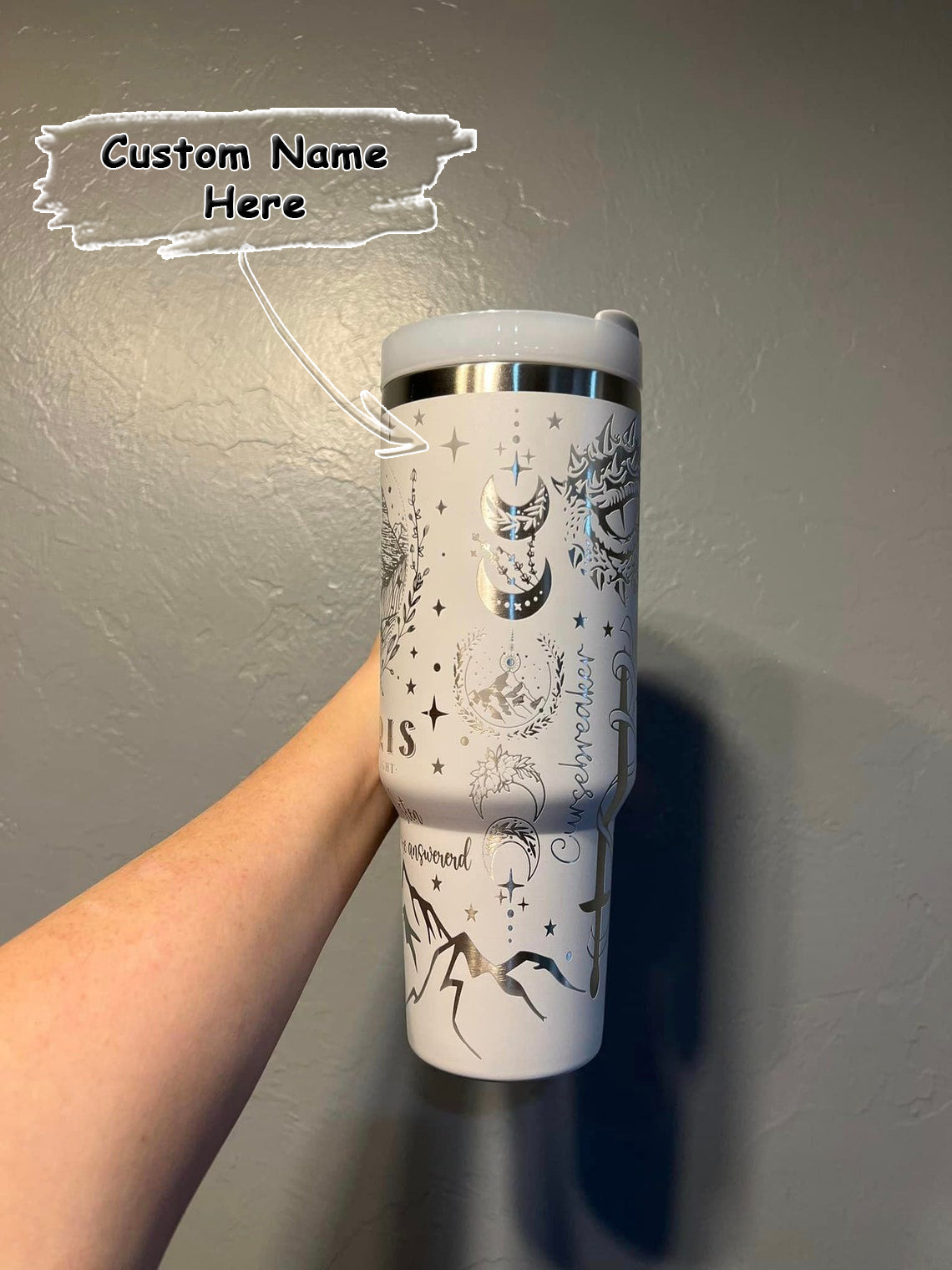 Velaris City of Starlight Tumbler 30oz/40oz, Acotar Velaris City Tumbler Gift. VLR05